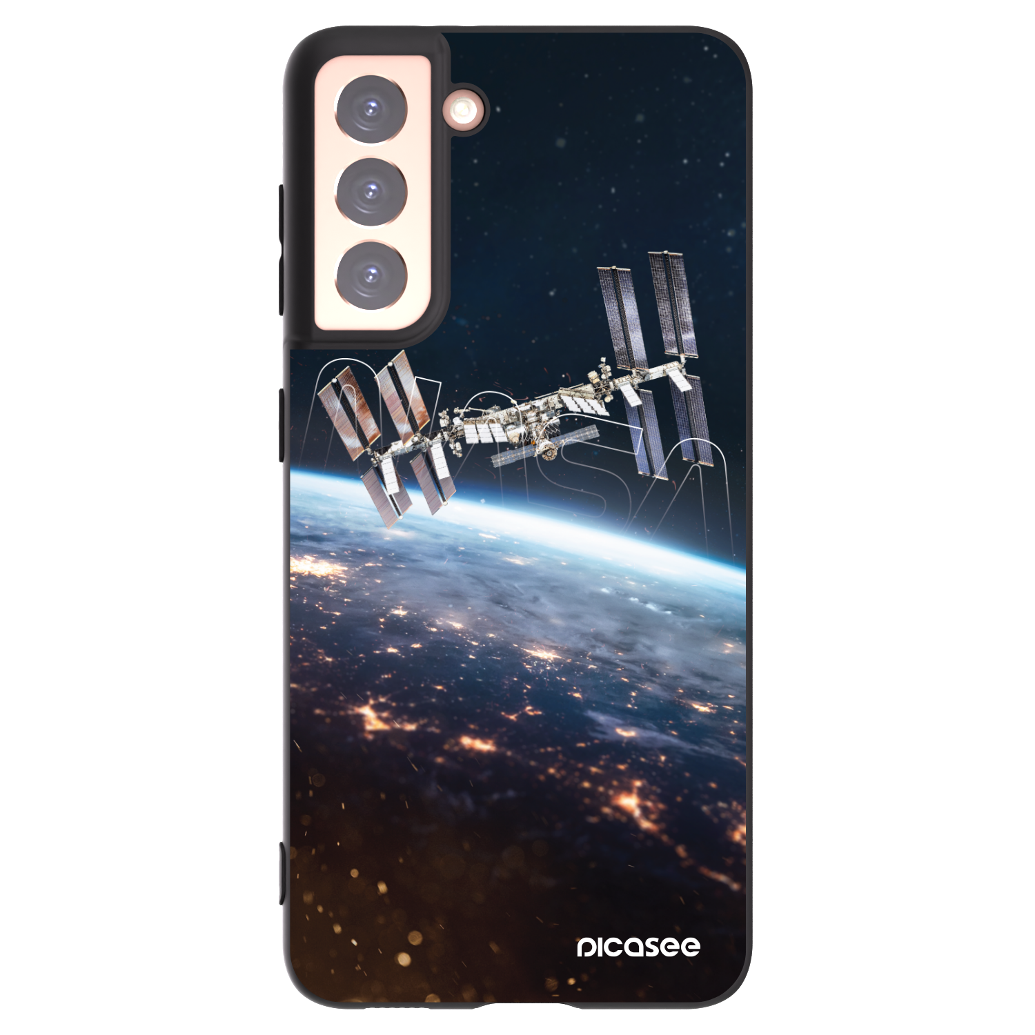 Picasee crna silikonska maskica za Samsung Galaxy S21 5G G991B - Station