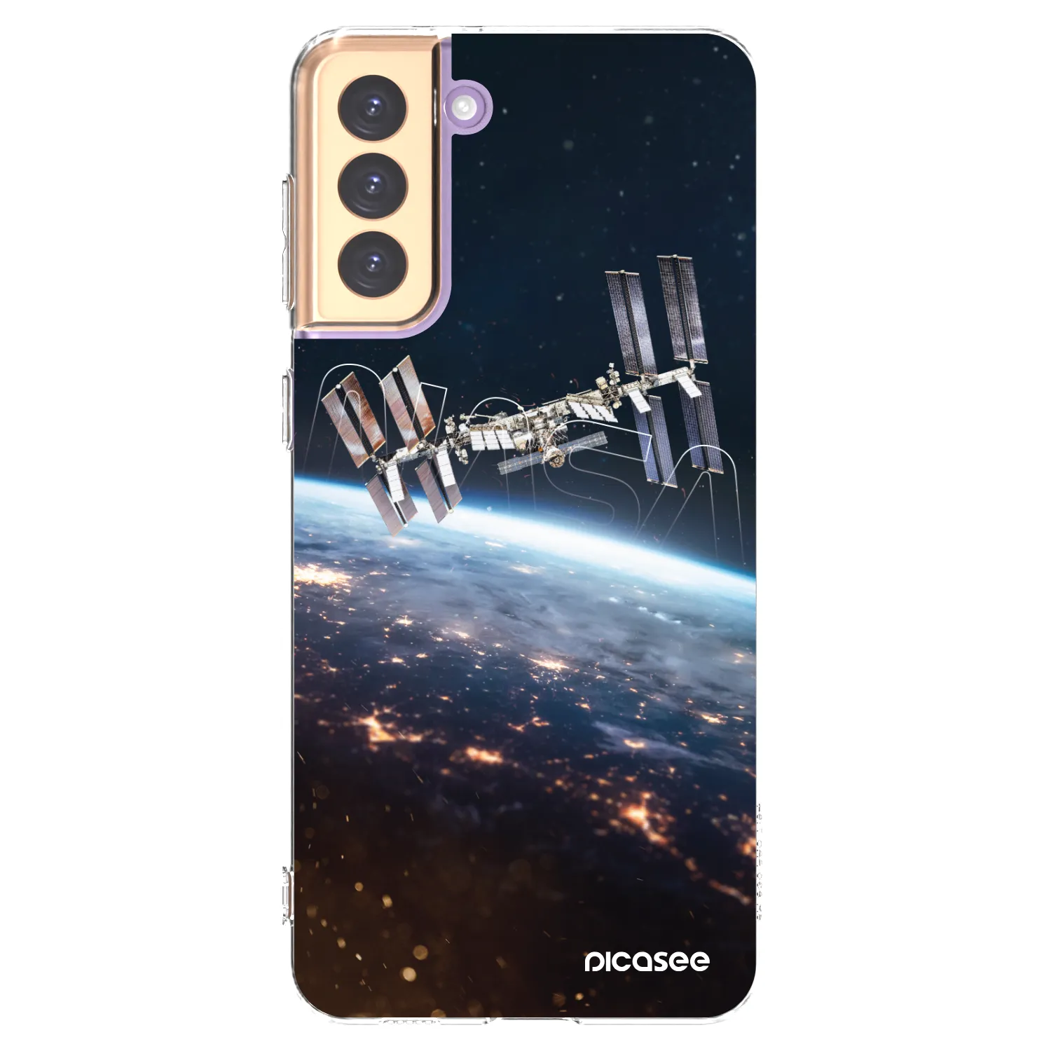 Picasee silikonska prozirna maskica za Samsung Galaxy S21+ 5G G996F - Station