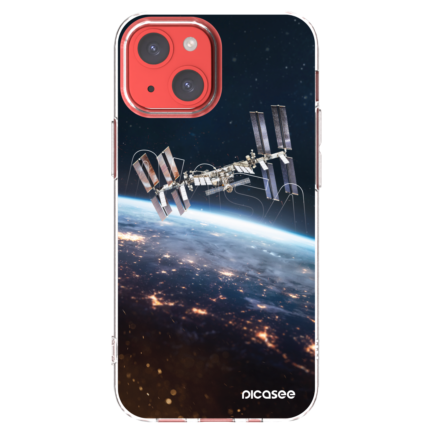 Picasee silikonska prozirna maskica za Apple iPhone 13 mini - Station
