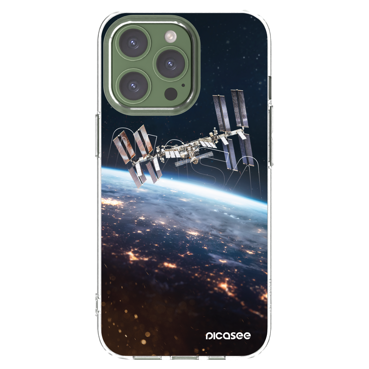 Picasee silikonska prozirna maskica za Apple iPhone 13 Pro - Station