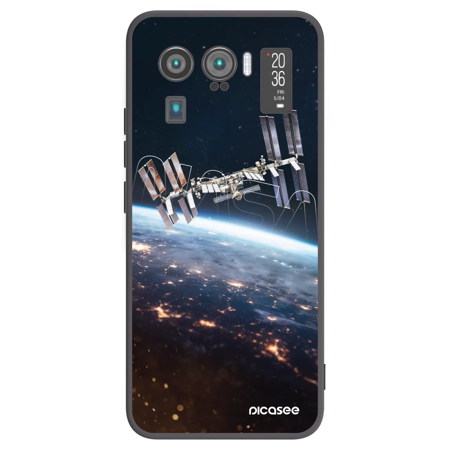 Picasee crna silikonska maskica za Xiaomi Mi 11 Ultra - Station