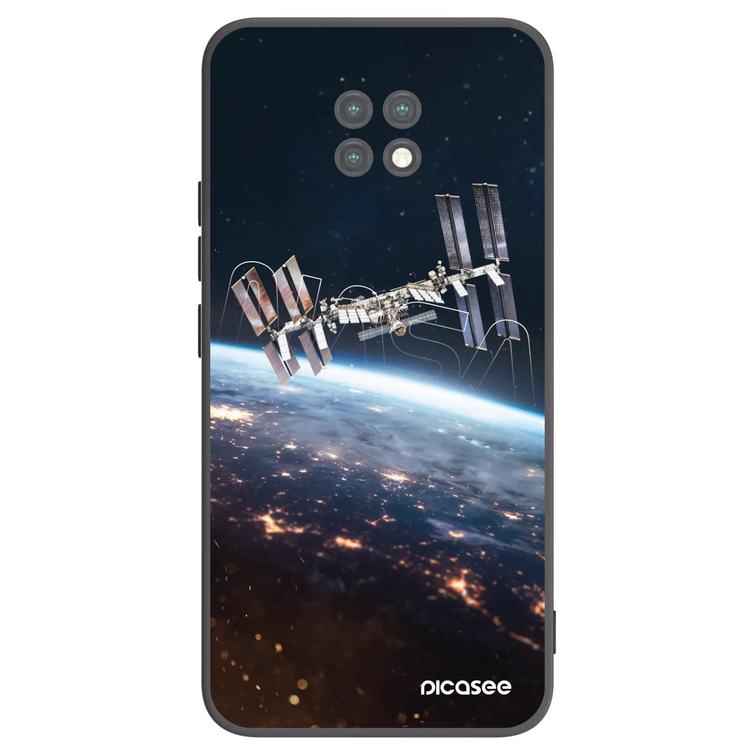 Picasee crna silikonska maskica za Xiaomi Redmi Note 9T - Station