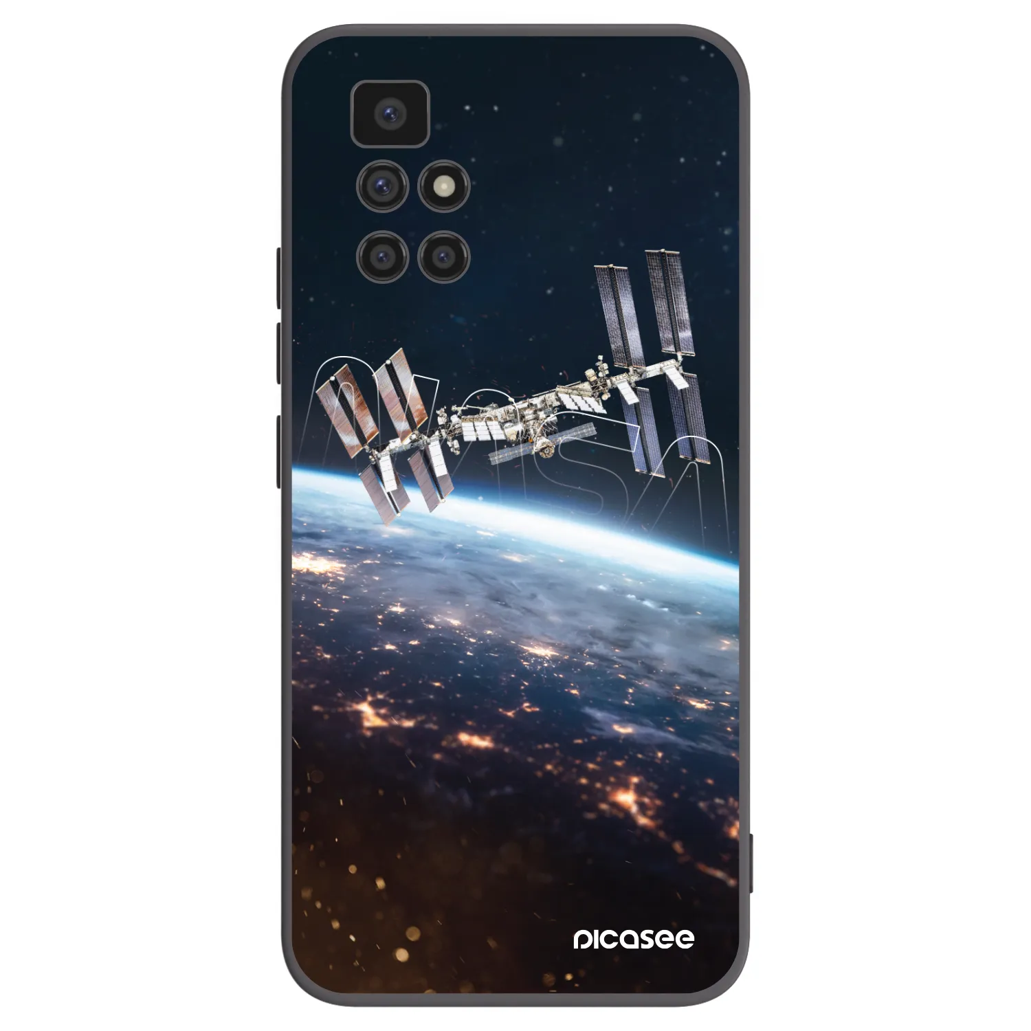 Picasee crna silikonska maskica za Xiaomi Redmi 10 - Station