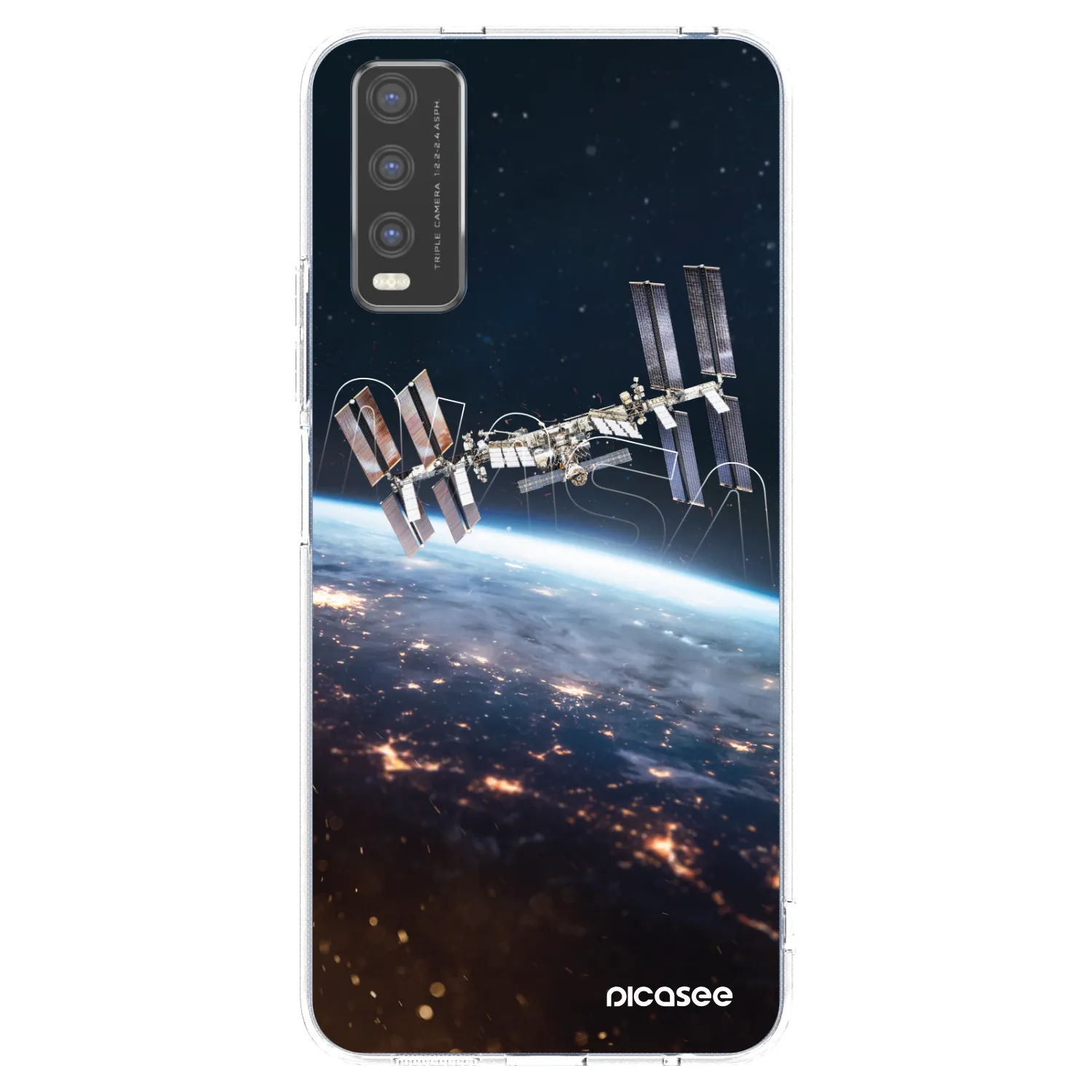 Picasee silikonska prozirna maskica za Vivo Y20s - Station