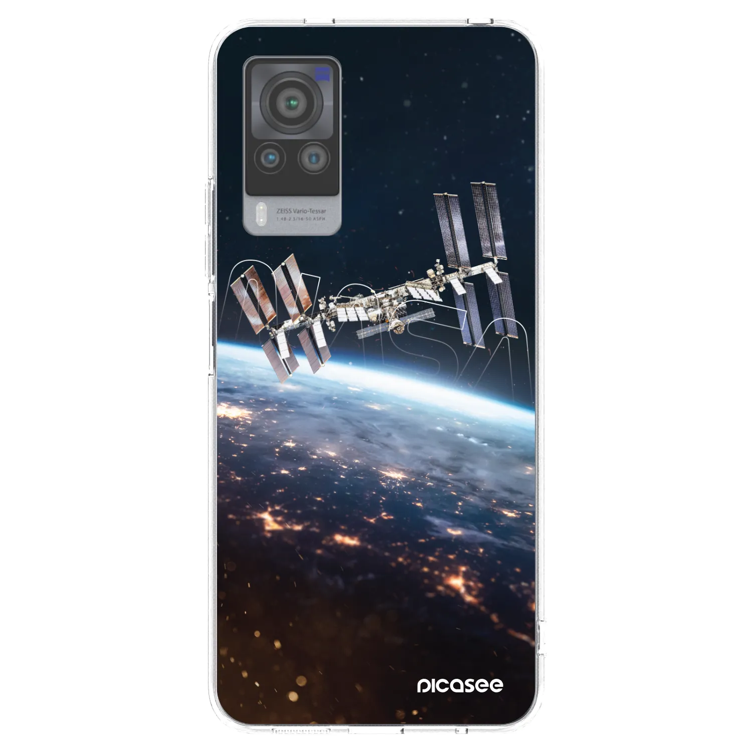 Picasee silikonska prozirna maskica za Vivo X60 Pro 5G - Station