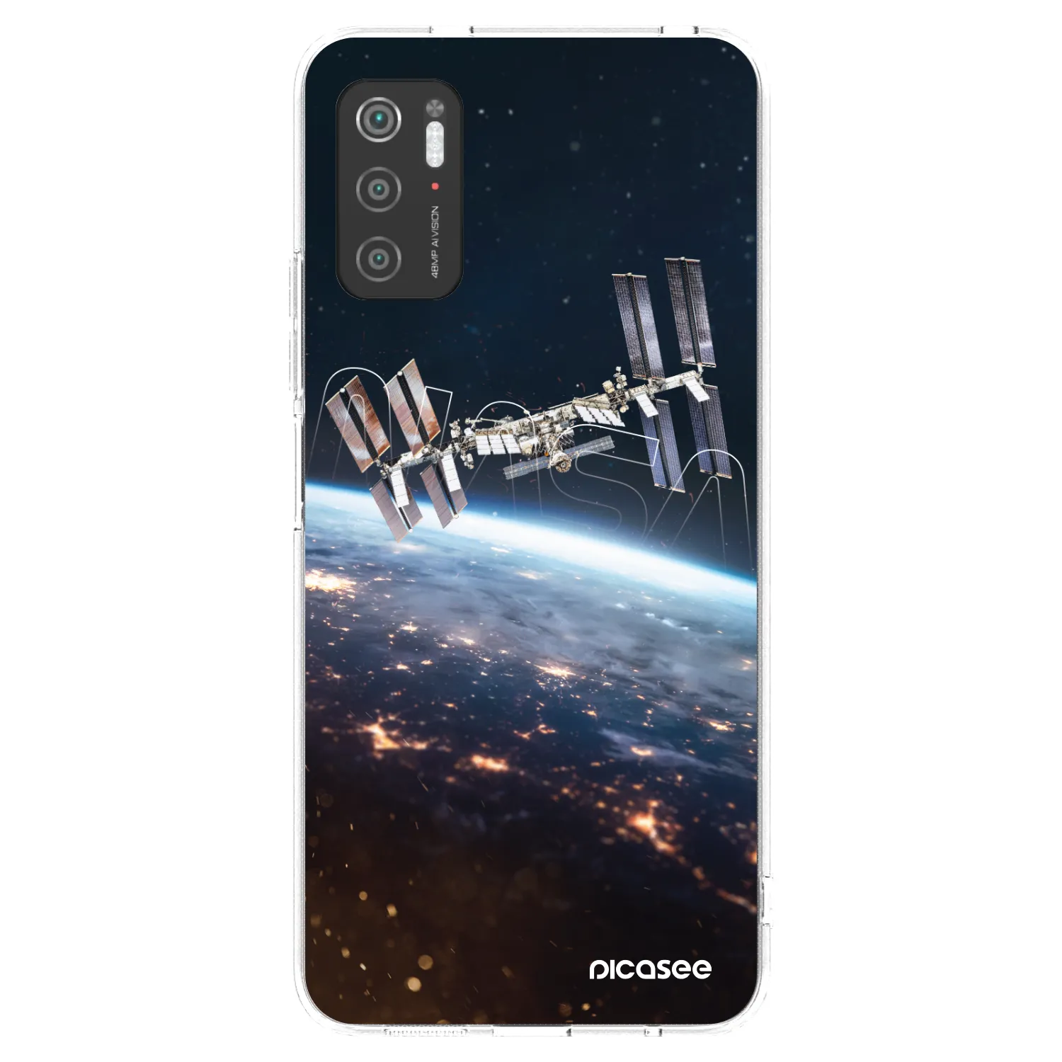 Picasee silikonska prozirna maskica za Xiaomi Poco M3 Pro 5G - Station