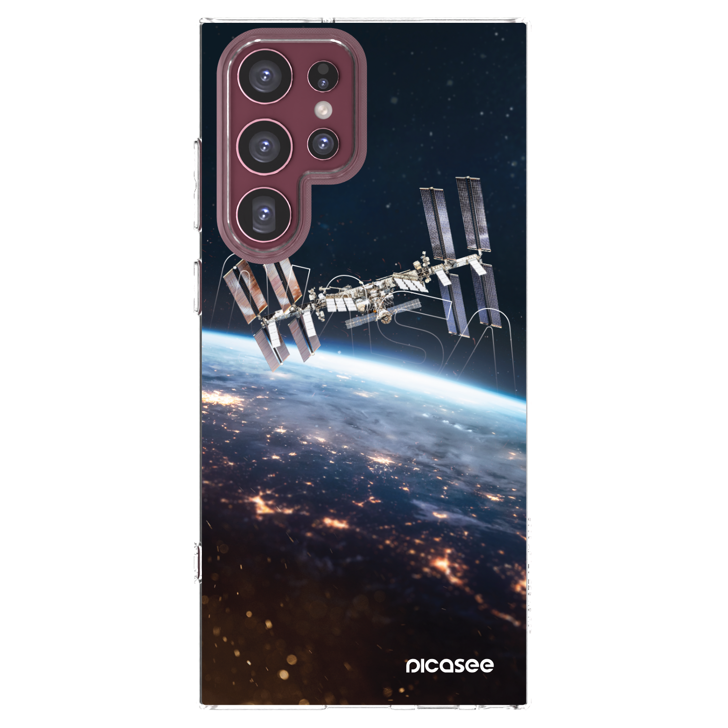 Picasee silikonska prozirna maskica za Samsung Galaxy S22 Ultra 5G - Station