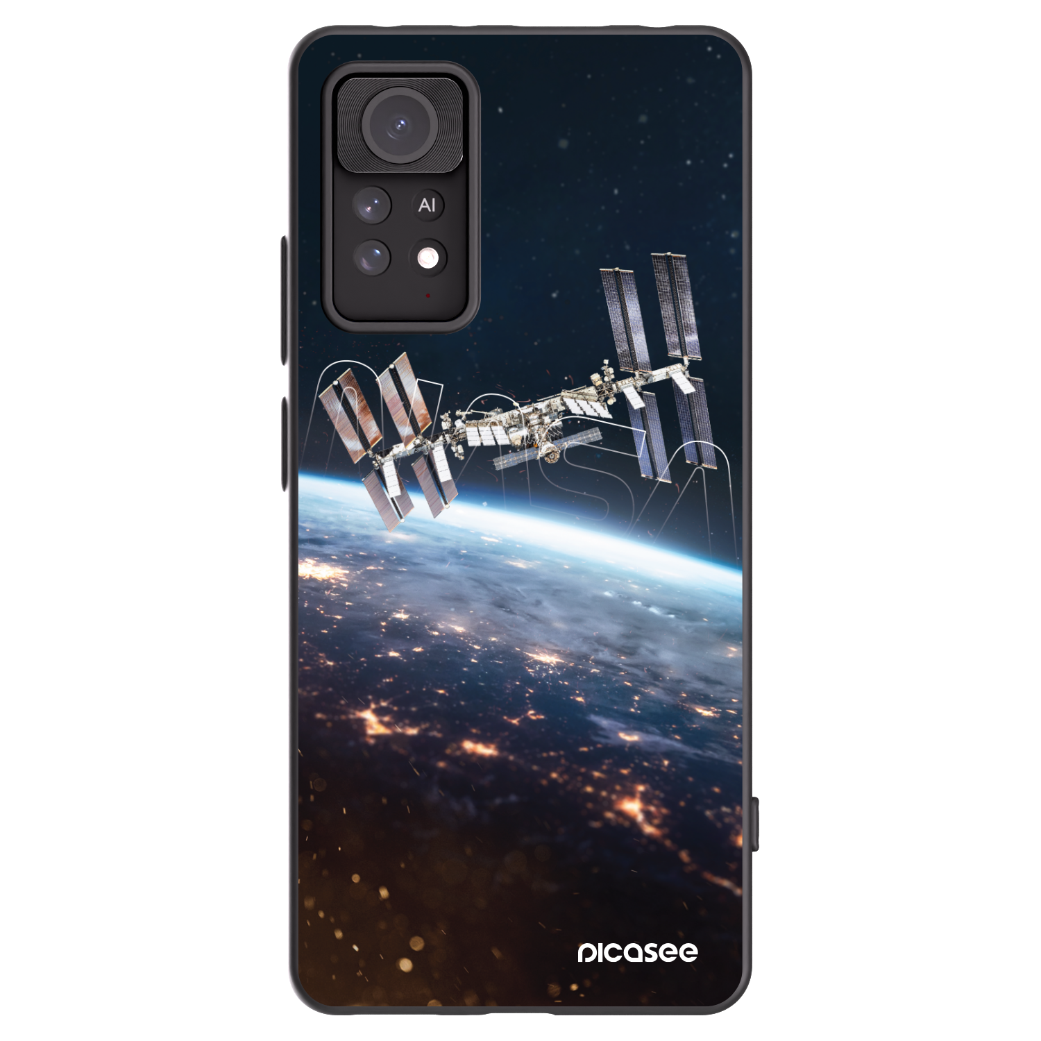 Picasee crna silikonska maskica za Xiaomi Redmi Note 11 Pro - Station