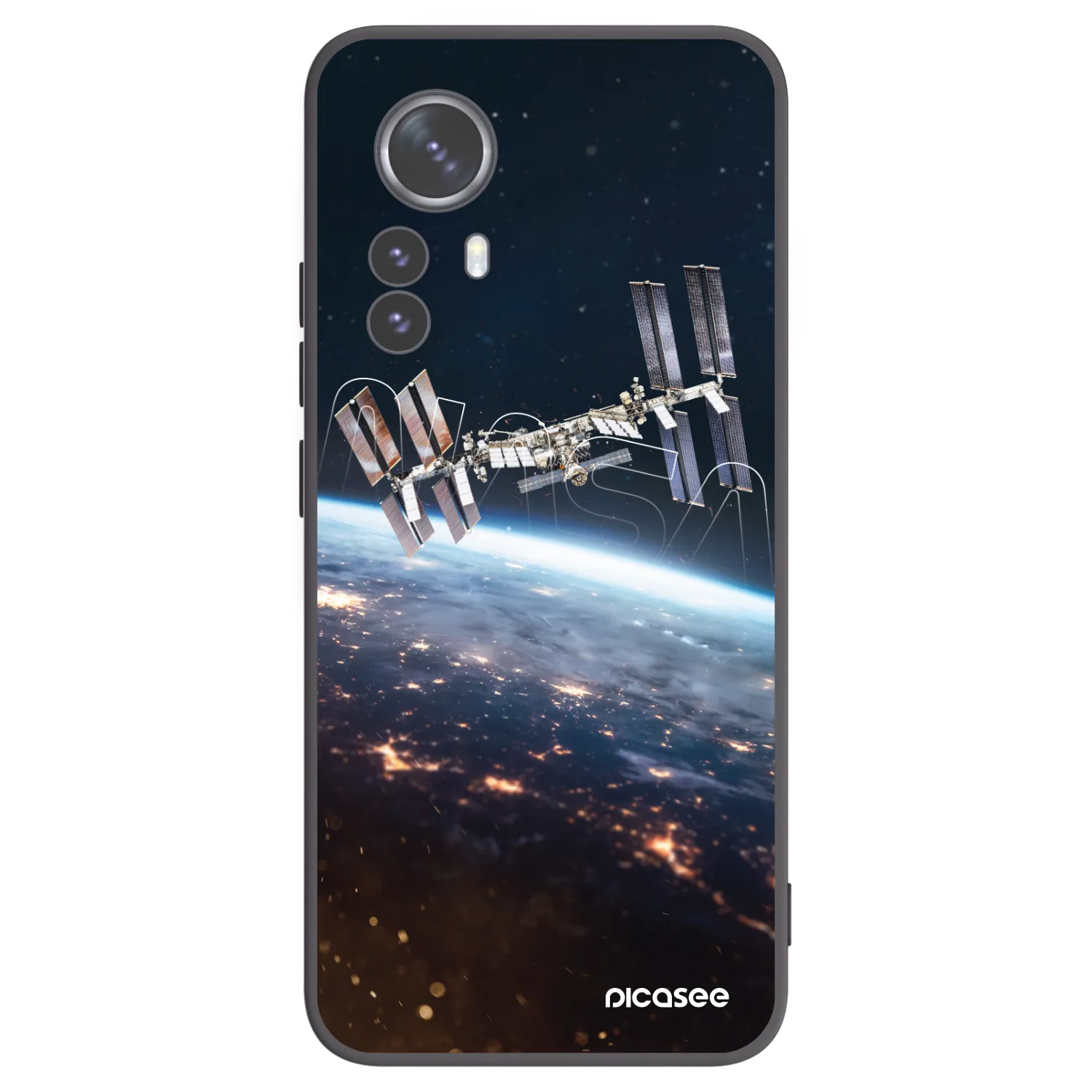 Picasee crna silikonska maskica za Xiaomi 12 Pro - Station