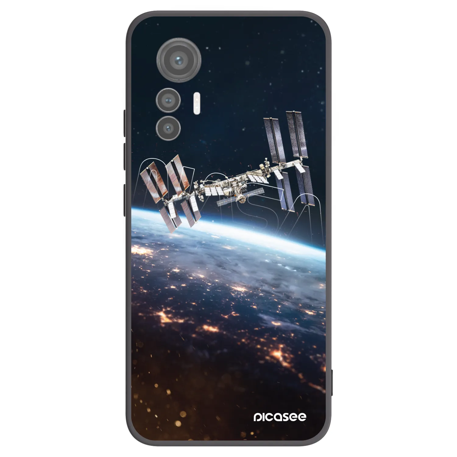 Picasee crna silikonska maskica za Xiaomi 12 Lite - Station