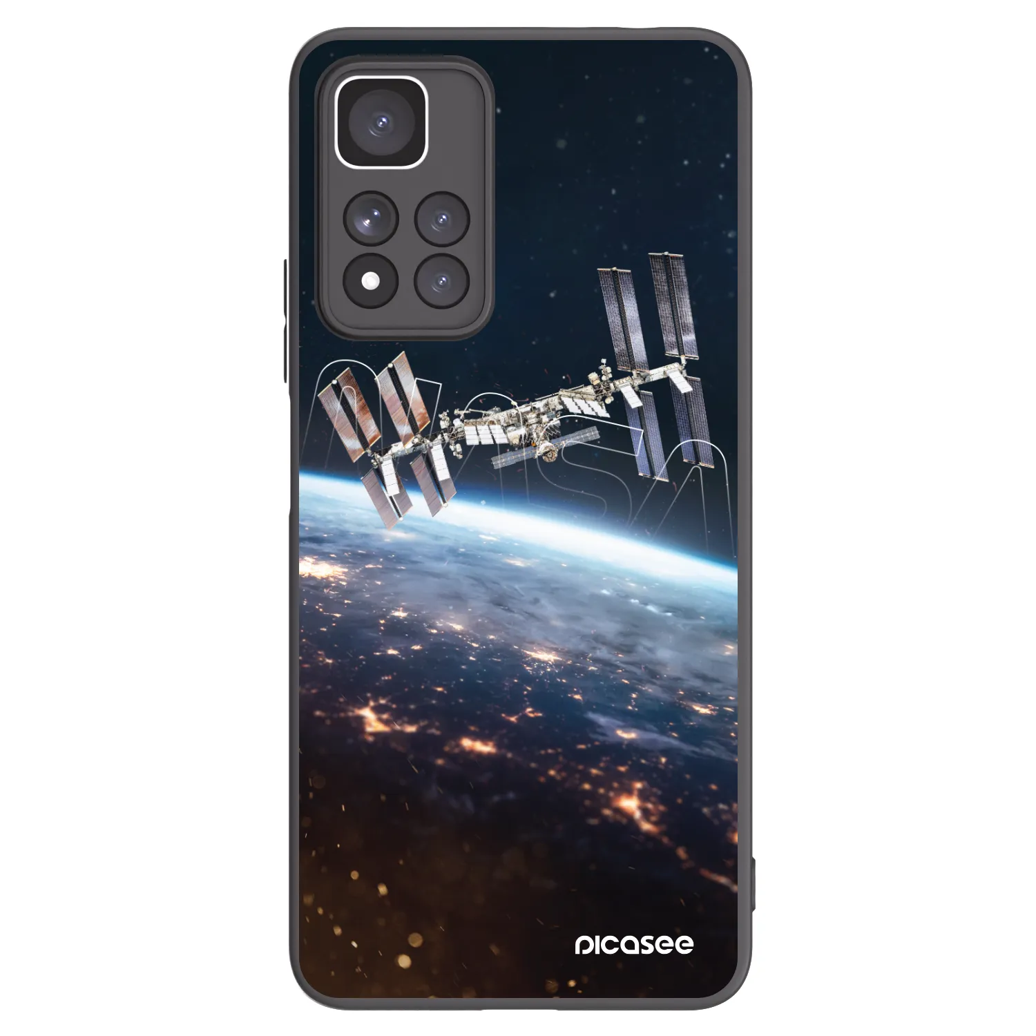 Picasee crna silikonska maskica za Xiaomi Redmi Note 11 Pro+ 5G - Station