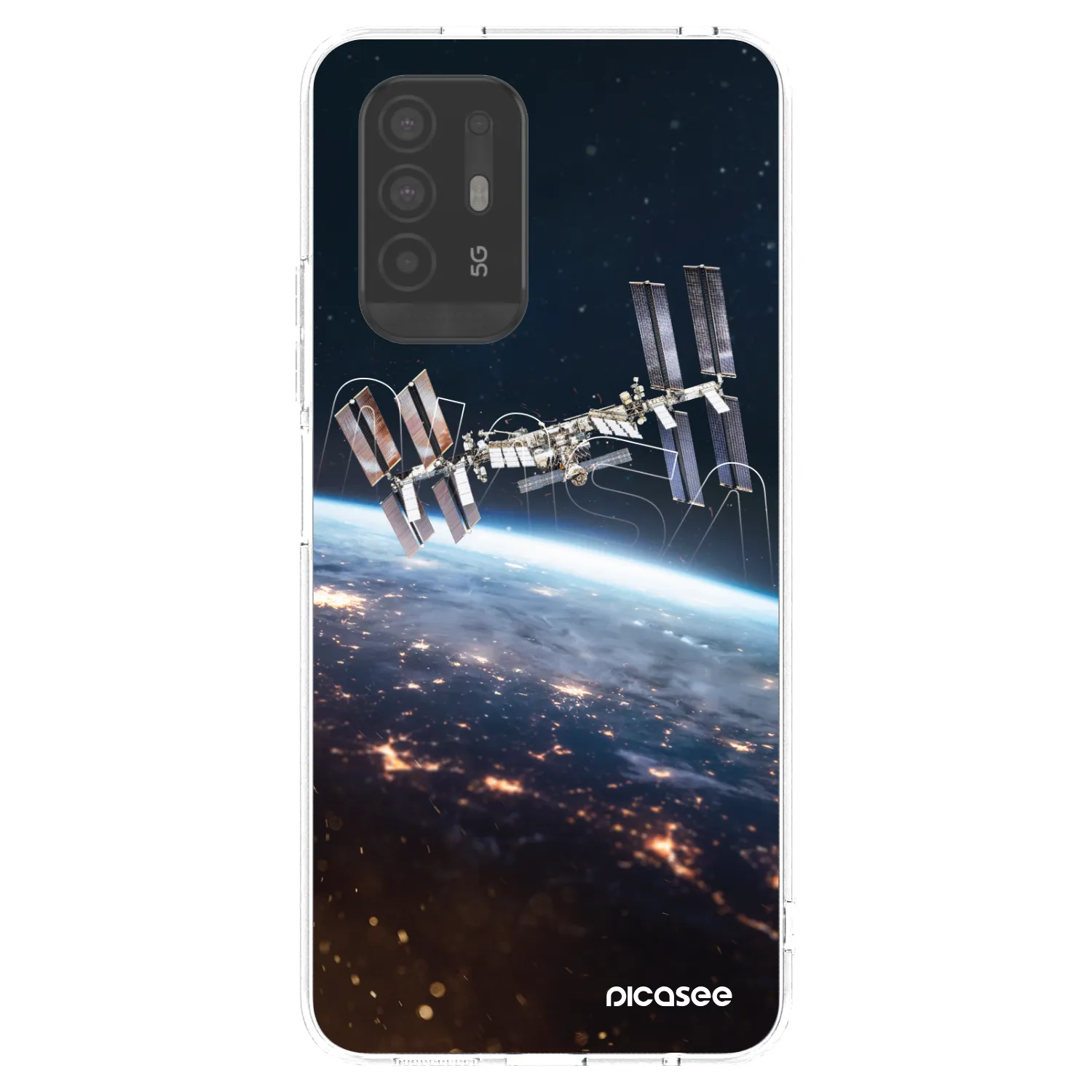 Picasee silikonska prozirna maskica za OPPO A94 5G - Station