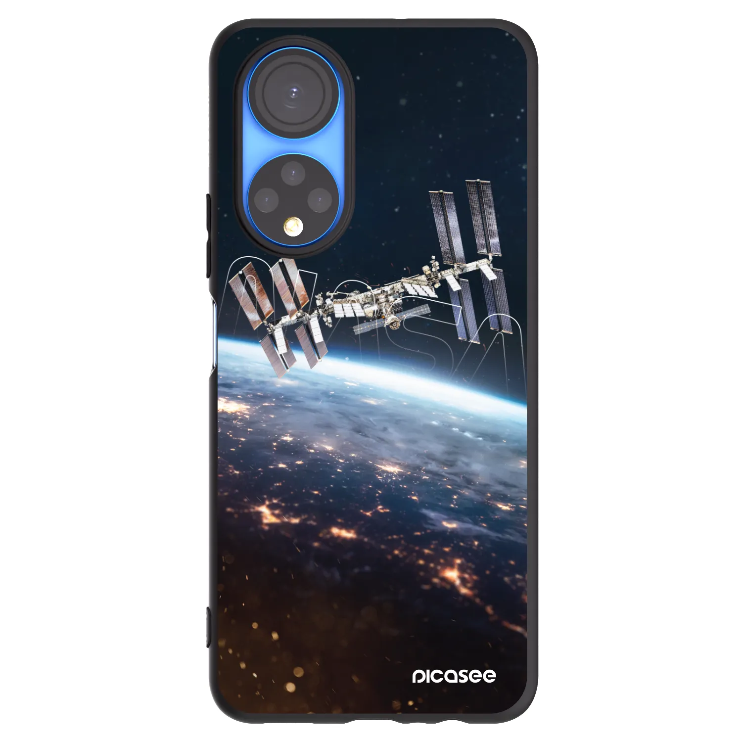 Picasee crna silikonska maskica za Honor X7 - Station