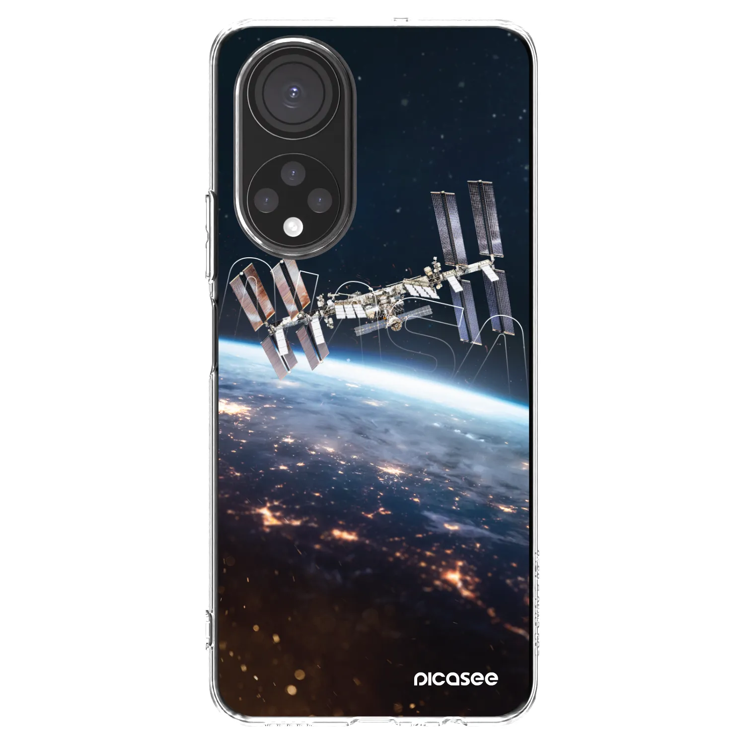 Picasee silikonska prozirna maskica za Honor X7 - Station