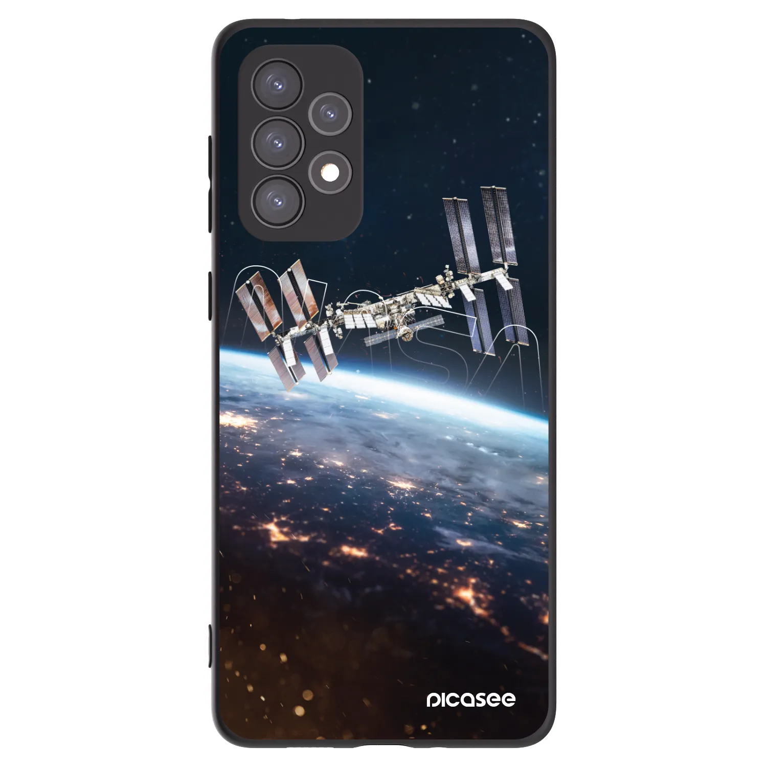 Picasee crna silikonska maskica za Samsung Galaxy A73 5G - Station