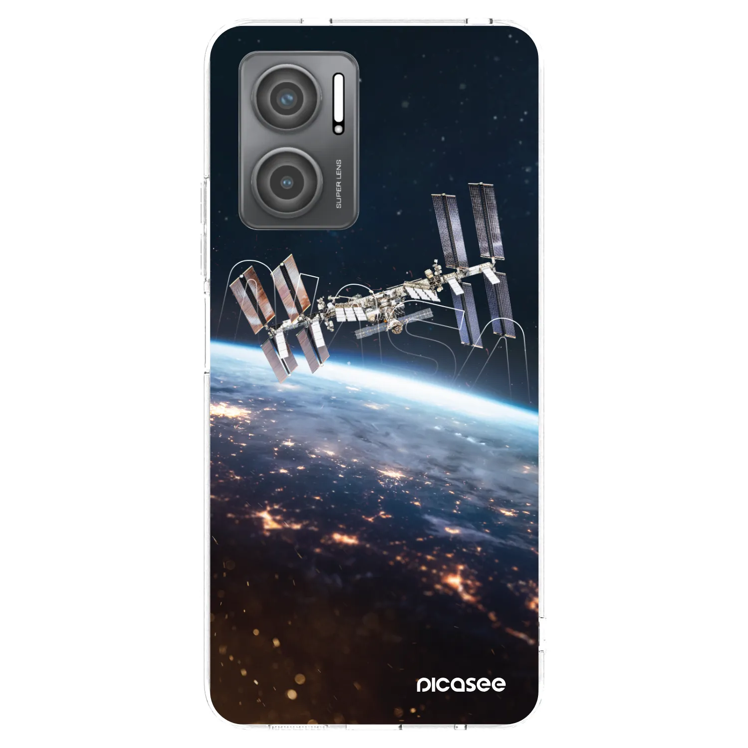 Picasee silikonska prozirna maskica za Xiaomi Redmi 10 5G - Station