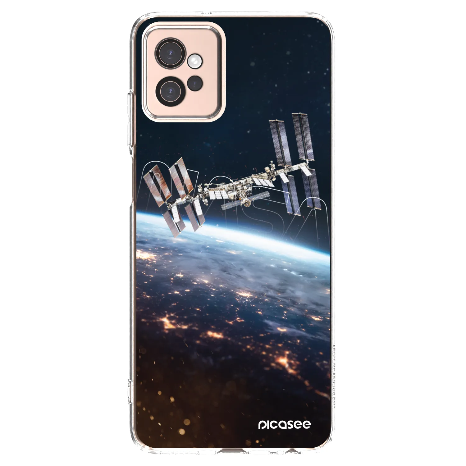 Picasee silikonska prozirna maskica za Motorola Moto G32 - Station