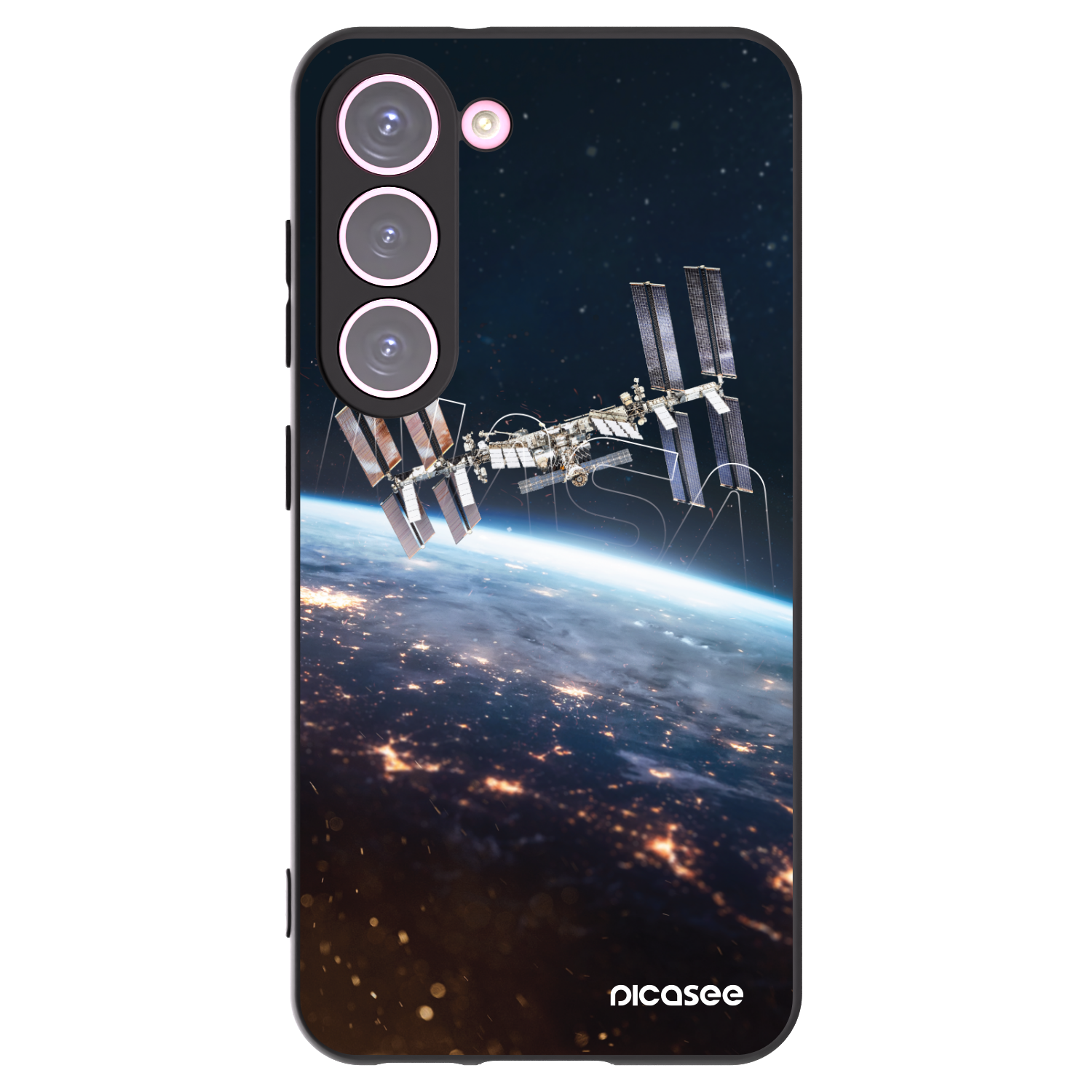 Picasee crna silikonska maskica za Samsung Galaxy S23 5G - Station