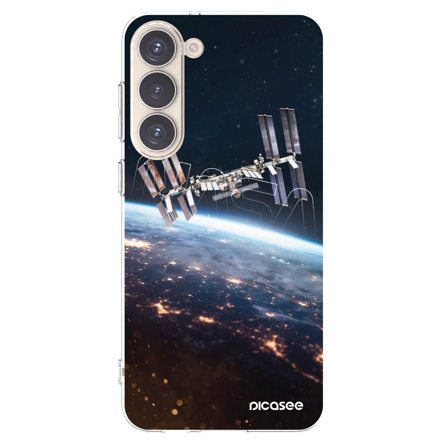 Picasee silikonska prozirna maskica za Samsung Galaxy S23+ 5G - Station