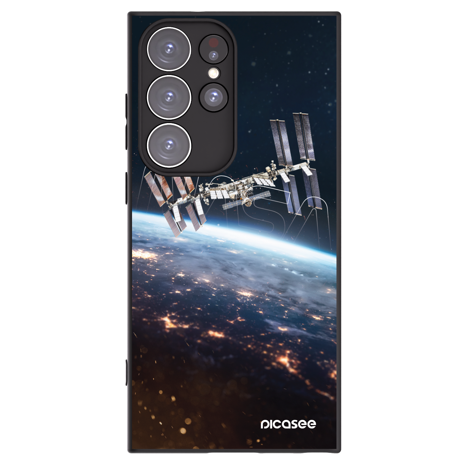 Picasee crna silikonska maskica za Samsung Galaxy S23 Ultra 5G - Station