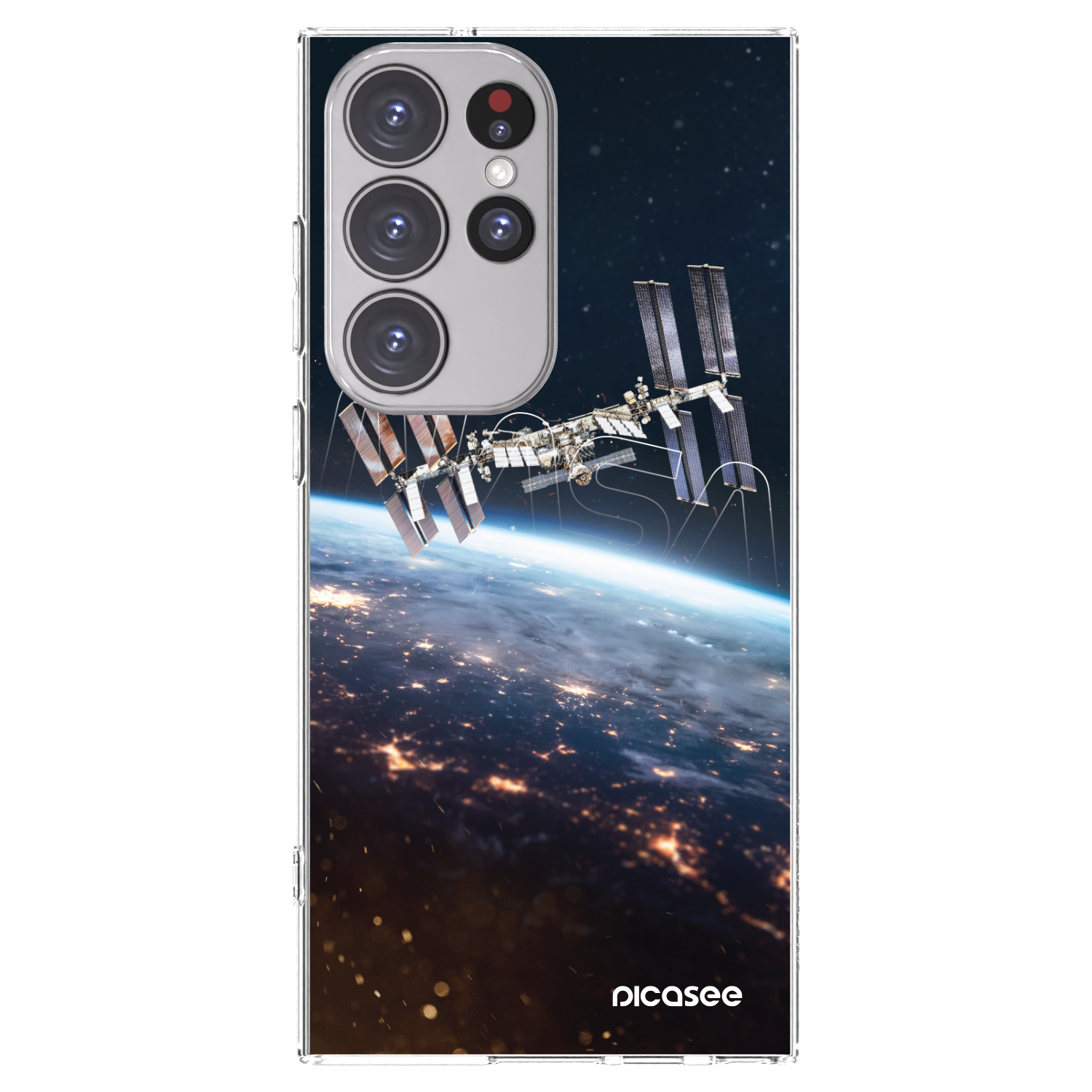 Picasee silikonska prozirna maskica za Samsung Galaxy S23 Ultra 5G - Station