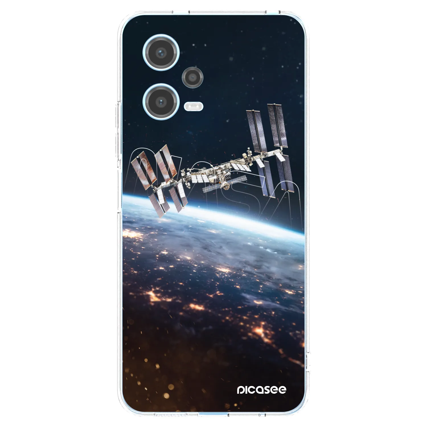 Picasee silikonska prozirna maskica za Xiaomi Redmi Note 12 5G - Station