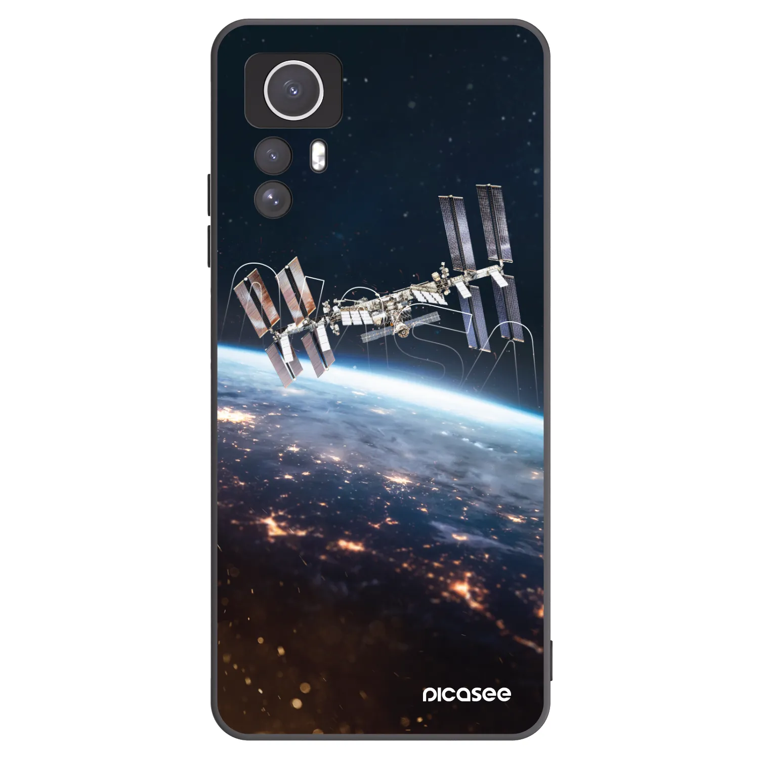 Picasee crna silikonska maskica za Xiaomi Redmi Note 12S - Station
