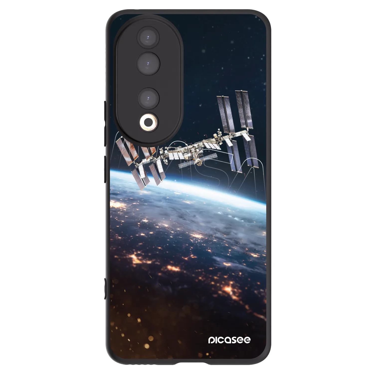 Picasee crna silikonska maskica za Honor 90 5G - Station