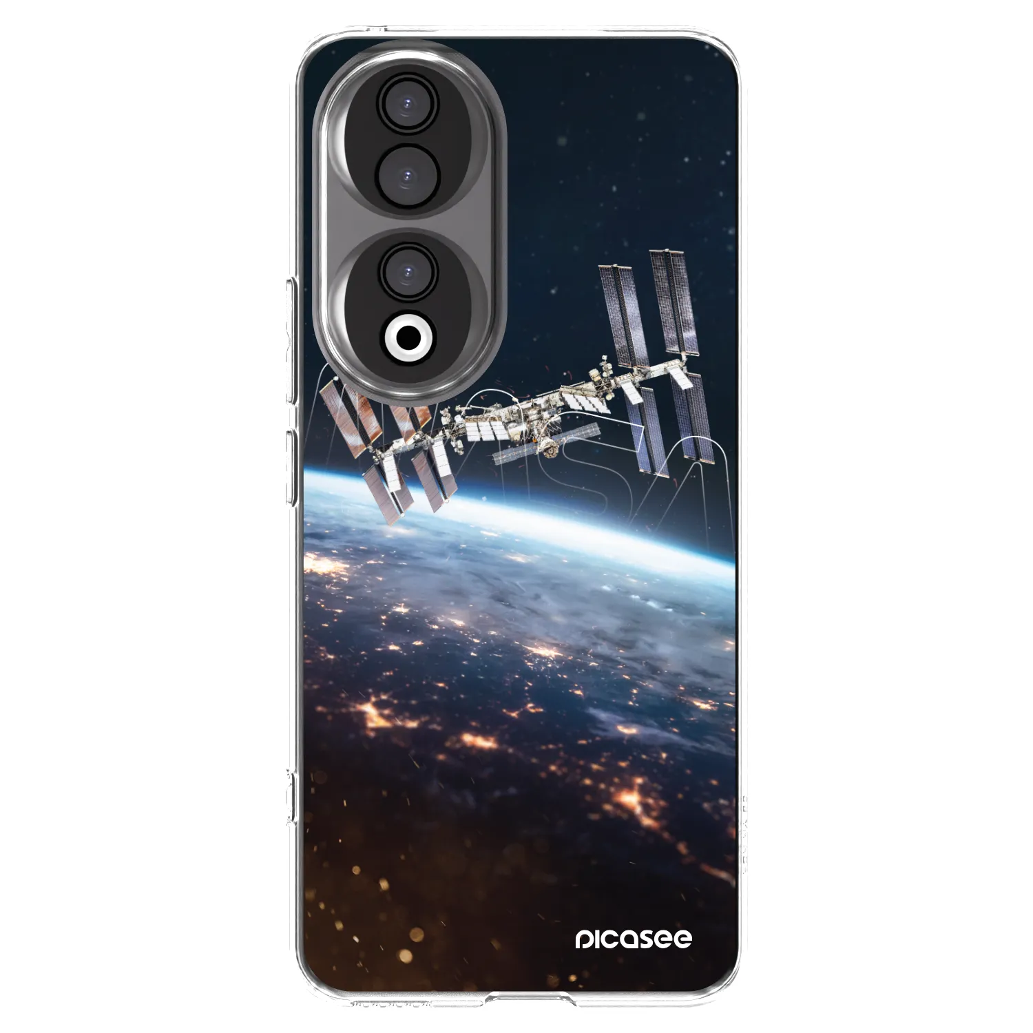 Picasee silikonska prozirna maskica za Honor 90 5G - Station