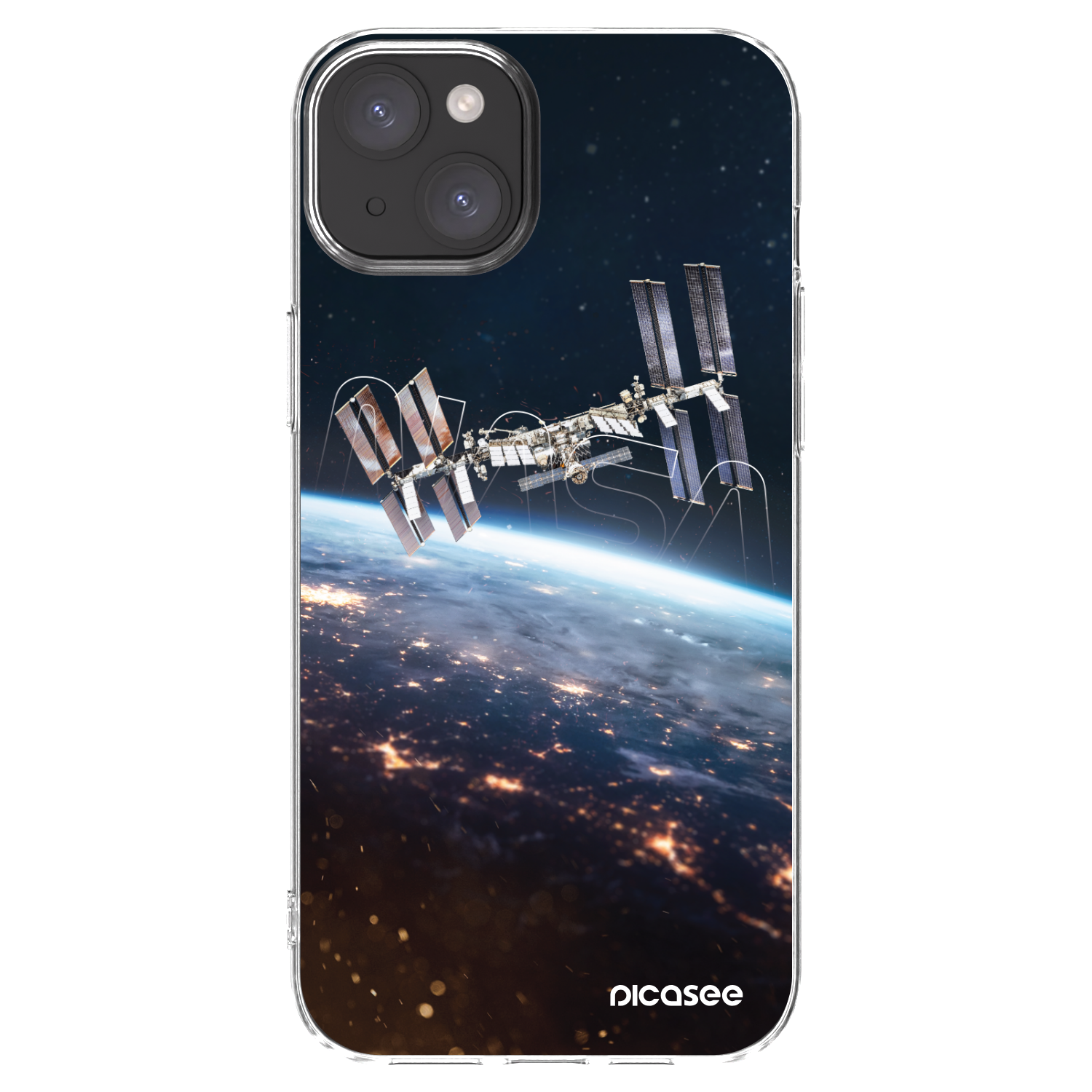 Picasee silikonska prozirna maskica za Apple iPhone 15 Plus - Station