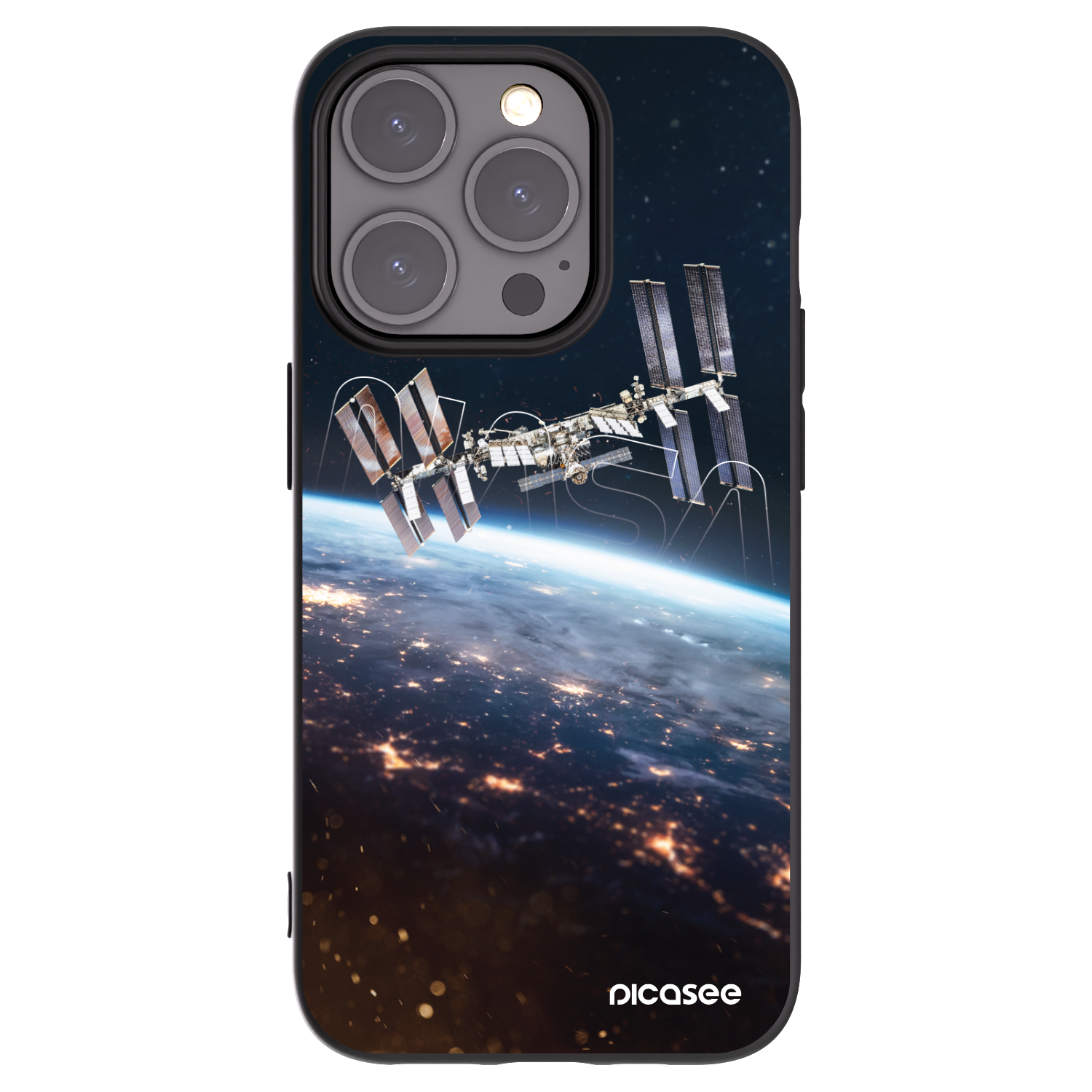 Picasee crna silikonska maskica za Apple iPhone 15 Pro - Station