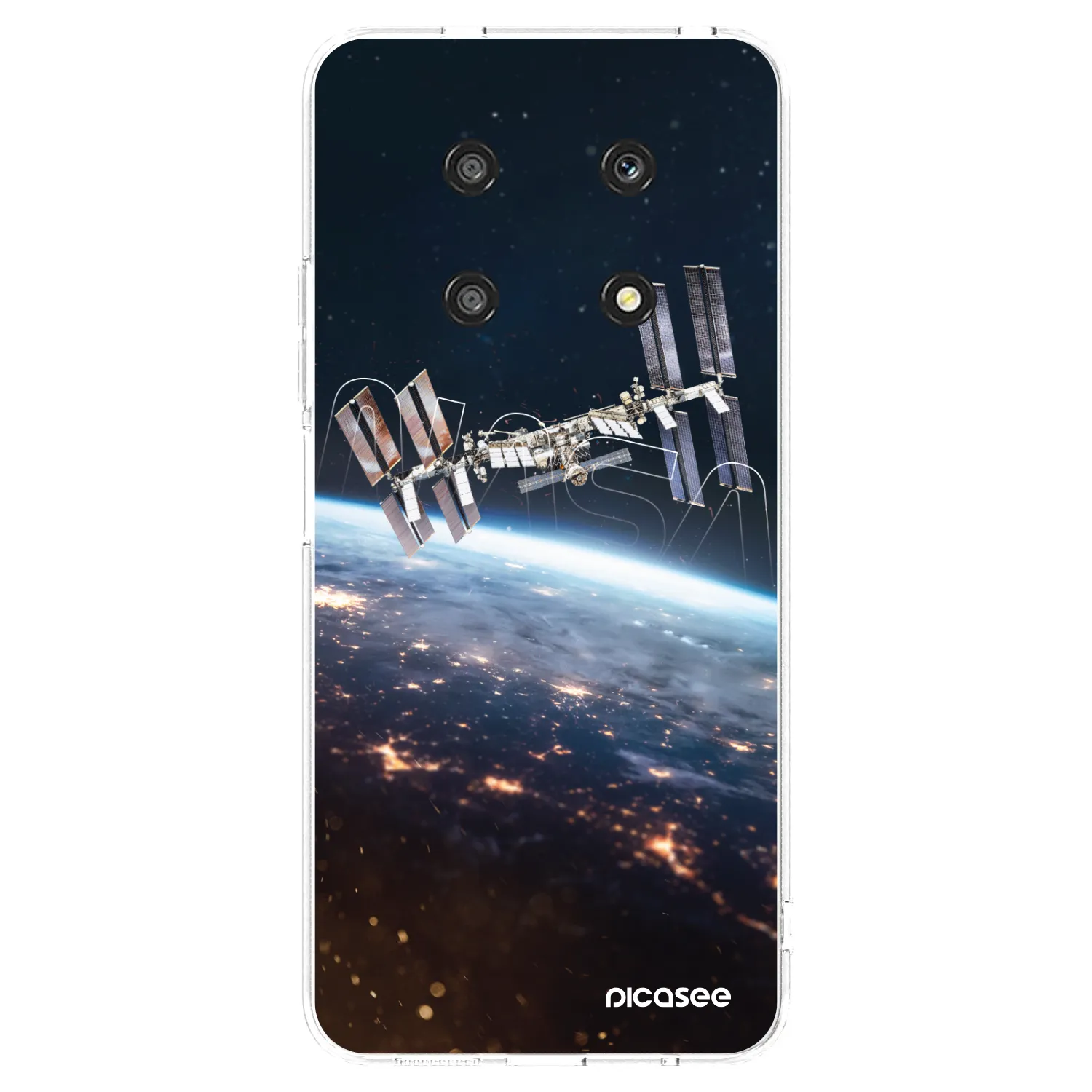 Picasee silikonska prozirna maskica za Honor Magic4 Lite 5G - Station