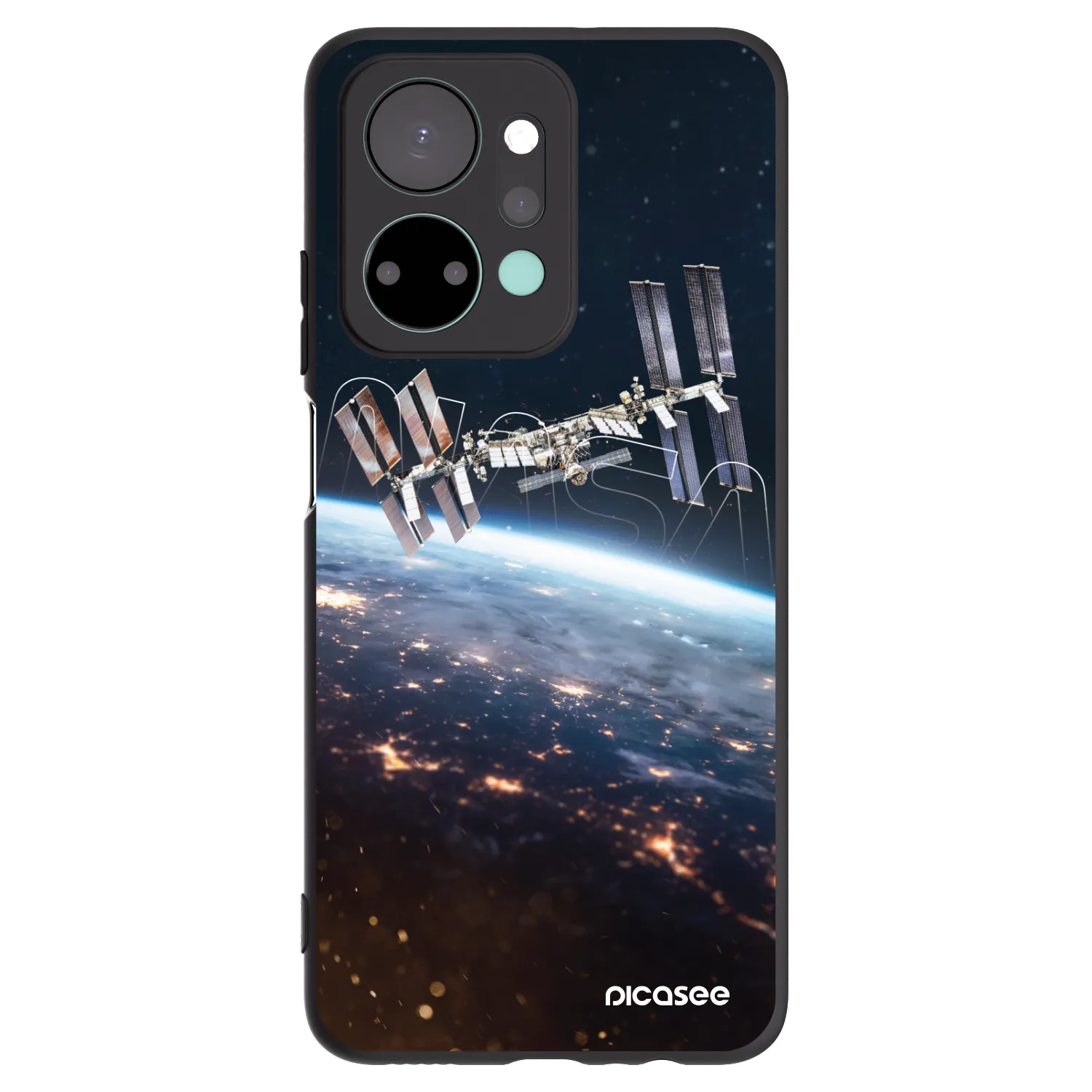 Picasee crna silikonska maskica za Honor X7a - Station