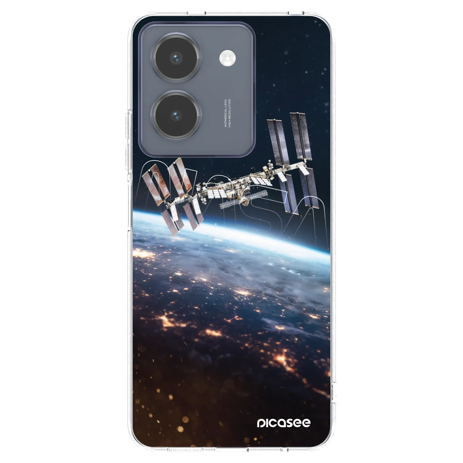 Picasee silikonska prozirna maskica za Vivo Y36 4G - Station