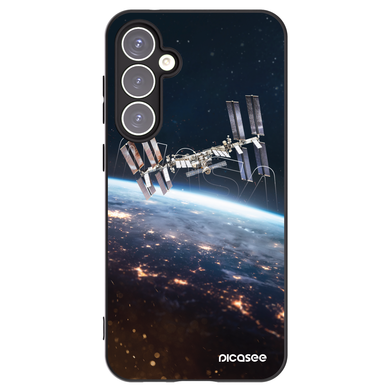 Picasee crna silikonska maskica za Samsung Galaxy S23 FE S711B - Station