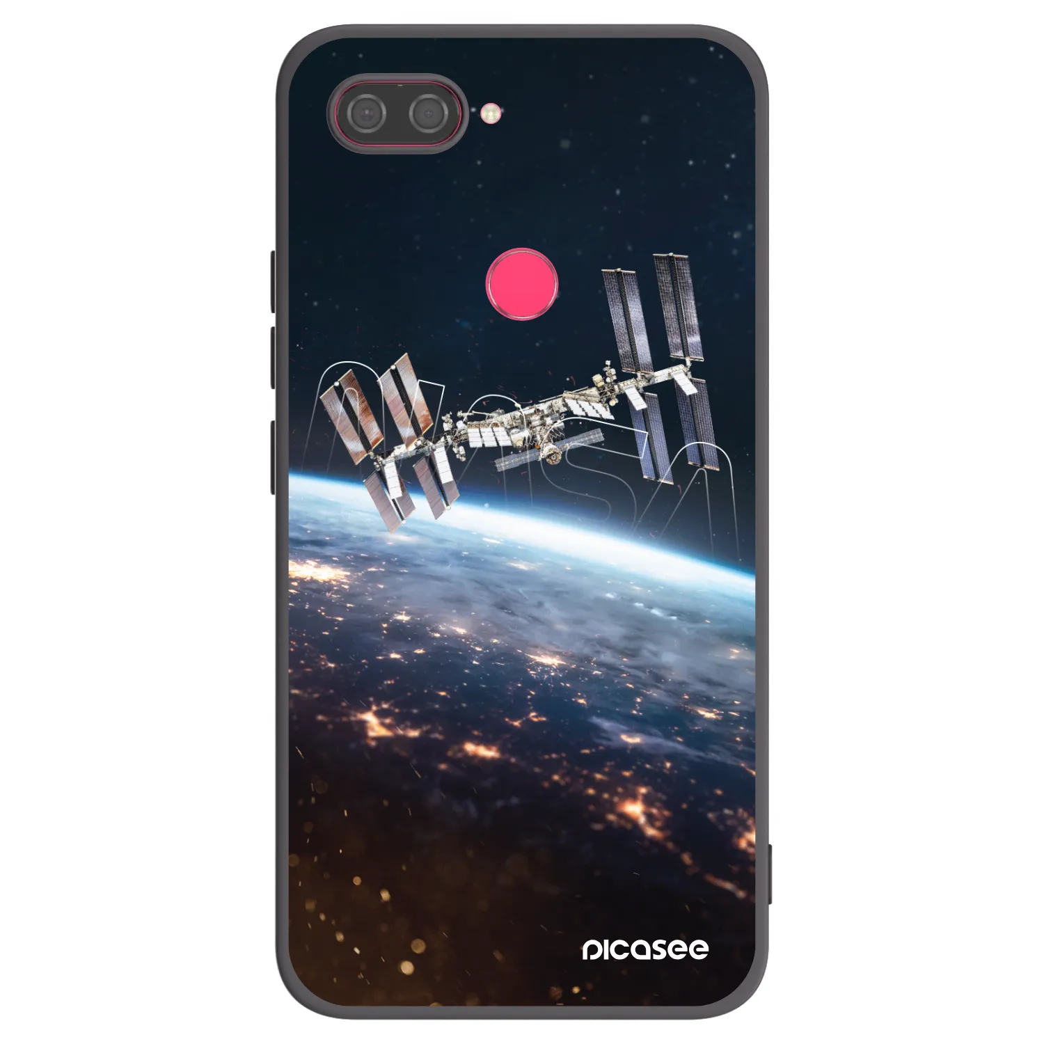 Picasee crna silikonska maskica za Xiaomi Mi 8 Lite - Station