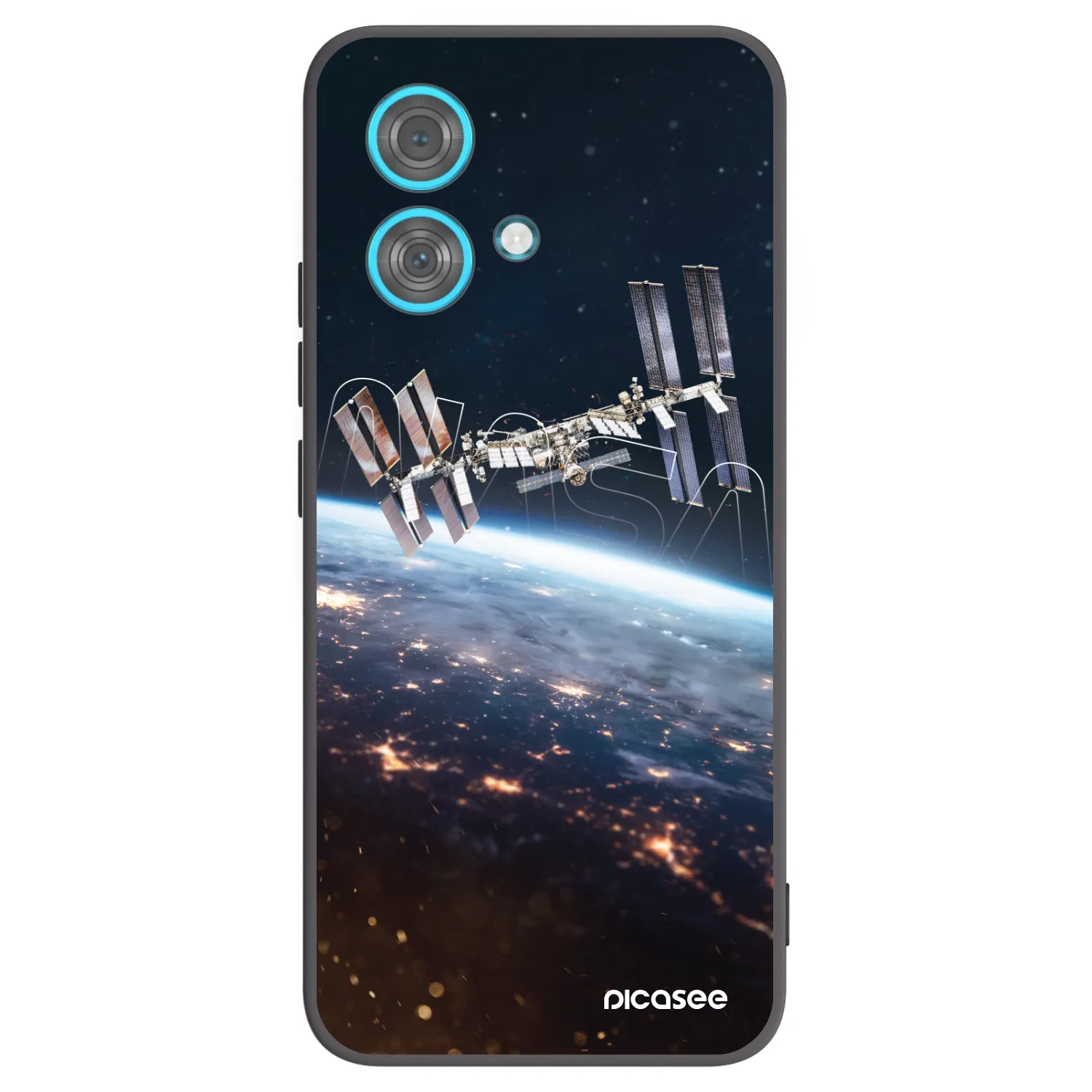 Picasee crna silikonska maskica za Motorola Edge 40 Neo - Station