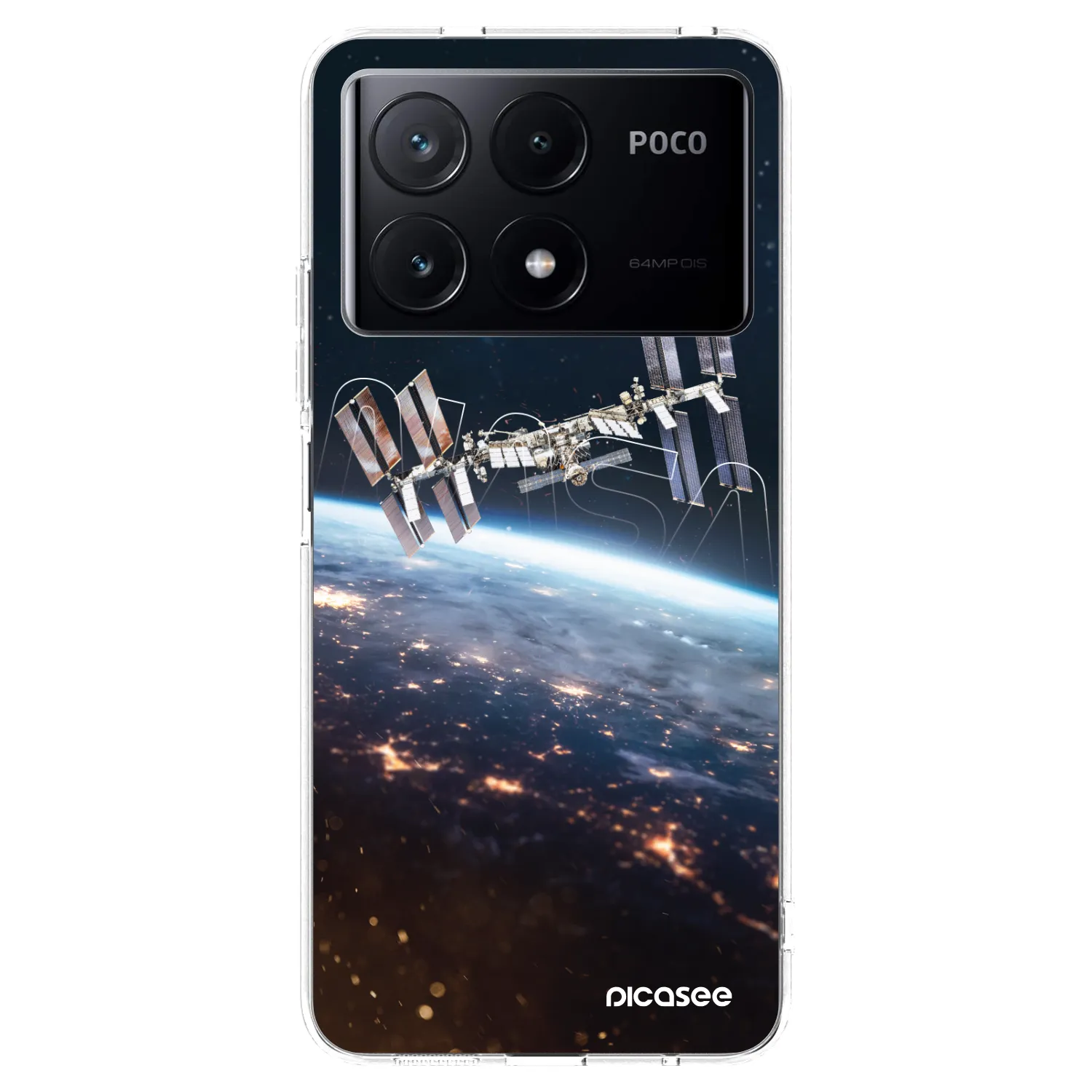 Picasee silikonska prozirna maskica za Xiaomi Poco X6 Pro - Station