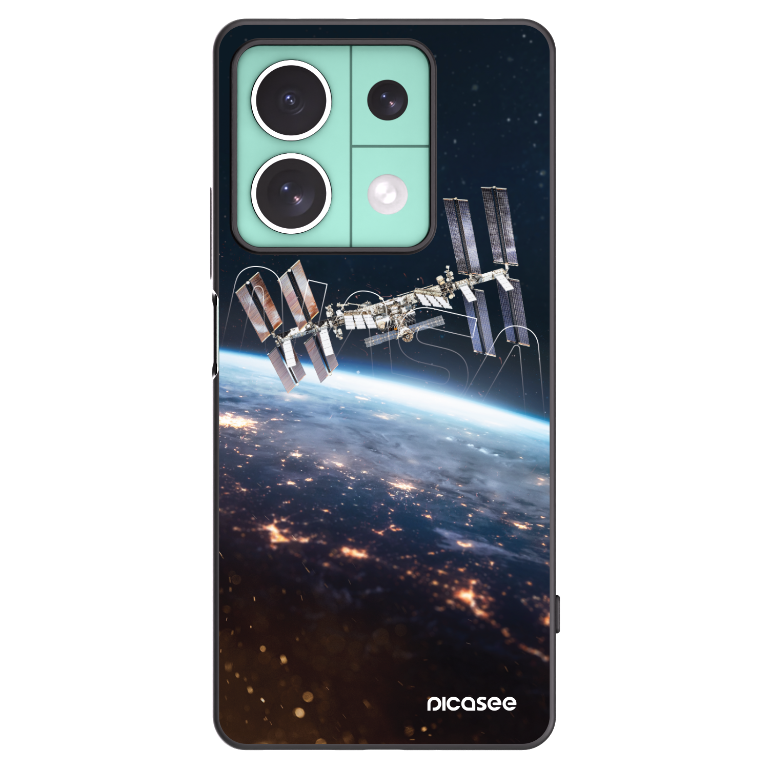 Picasee crna silikonska maskica za Xiaomi Redmi Note 13 5G - Station