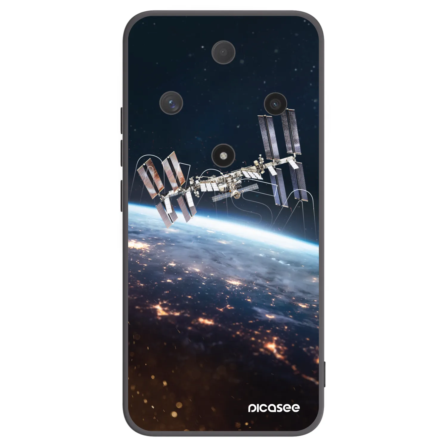 Picasee crna silikonska maskica za Honor Magic6 Lite 5G - Station