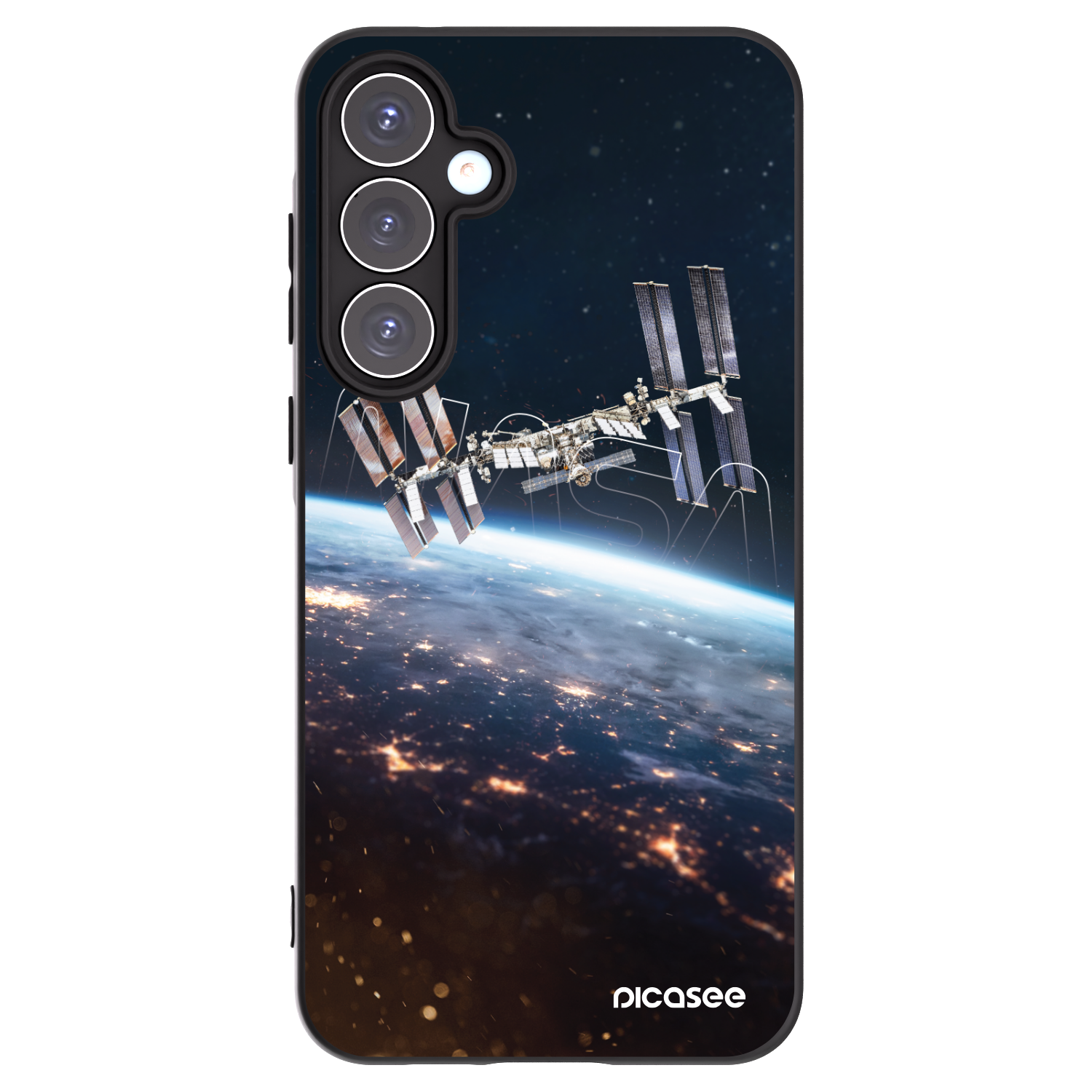 Picasee crna silikonska maskica za Samsung Galaxy A55 5G A556B - Station