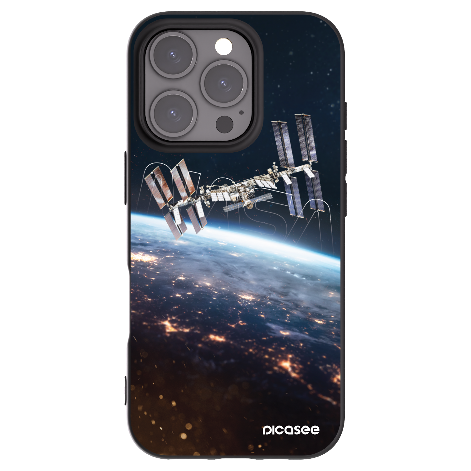 Picasee crna silikonska maskica za Apple iPhone 16 Pro - Station