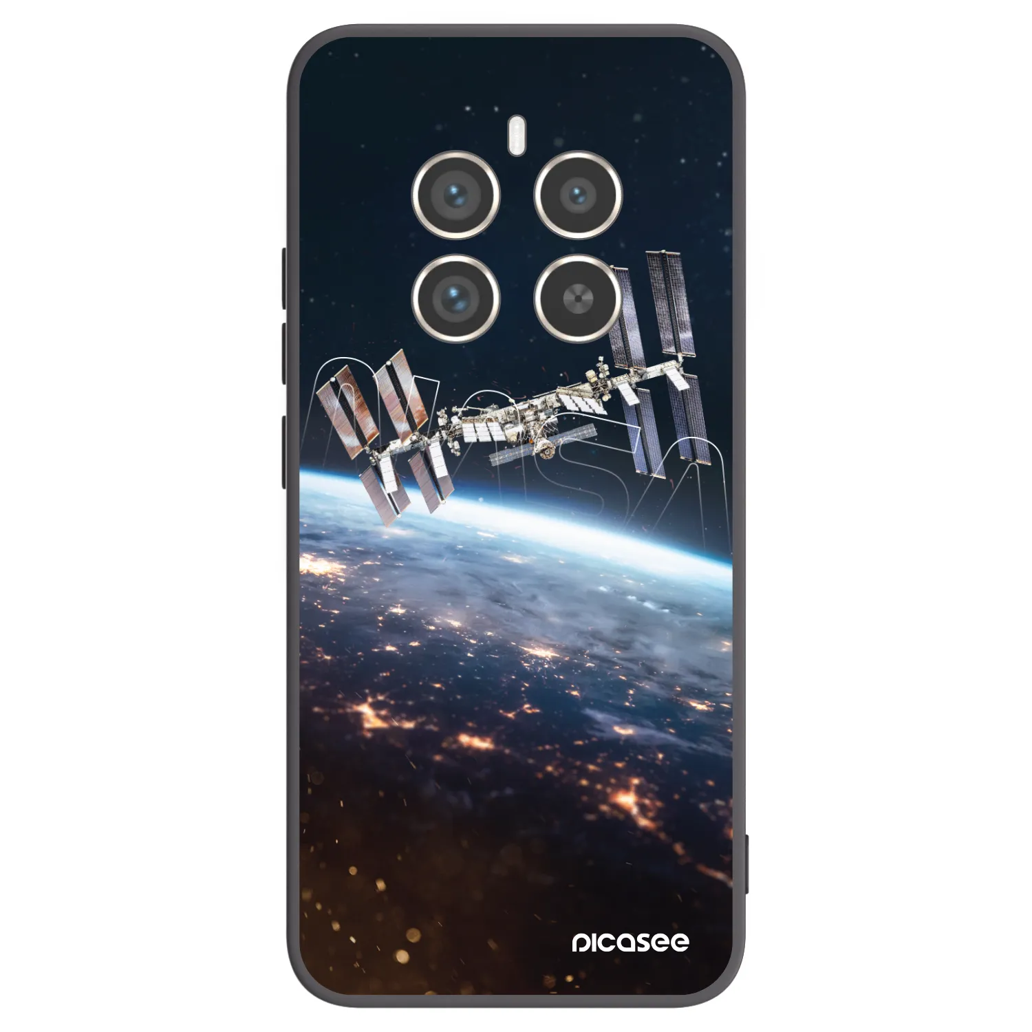 Picasee crna silikonska maskica za Realme 12 Pro 5G - Station