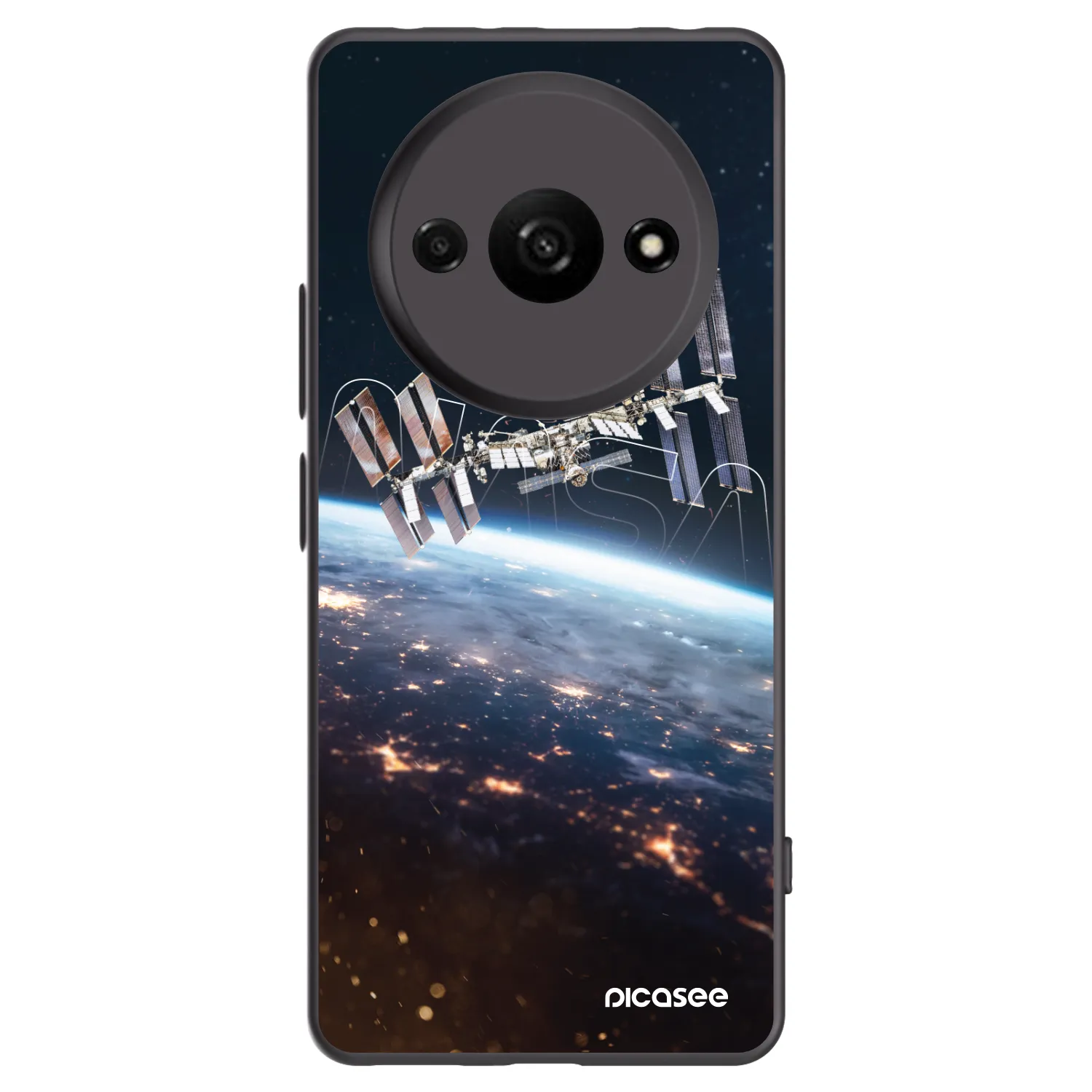 Picasee crna silikonska maskica za Xiaomi Redmi A3 - Station