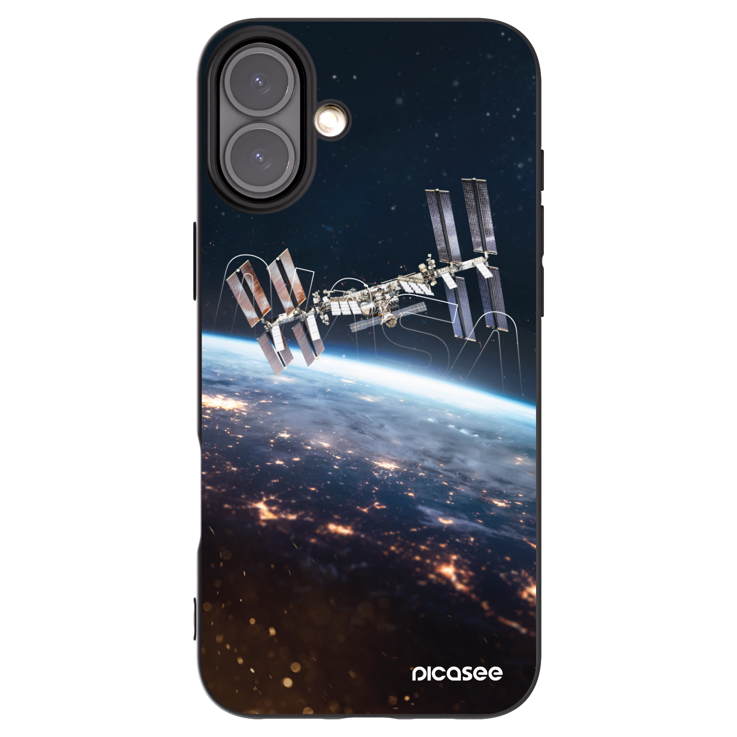 Picasee crna silikonska maskica za Apple iPhone 16 Plus - Station