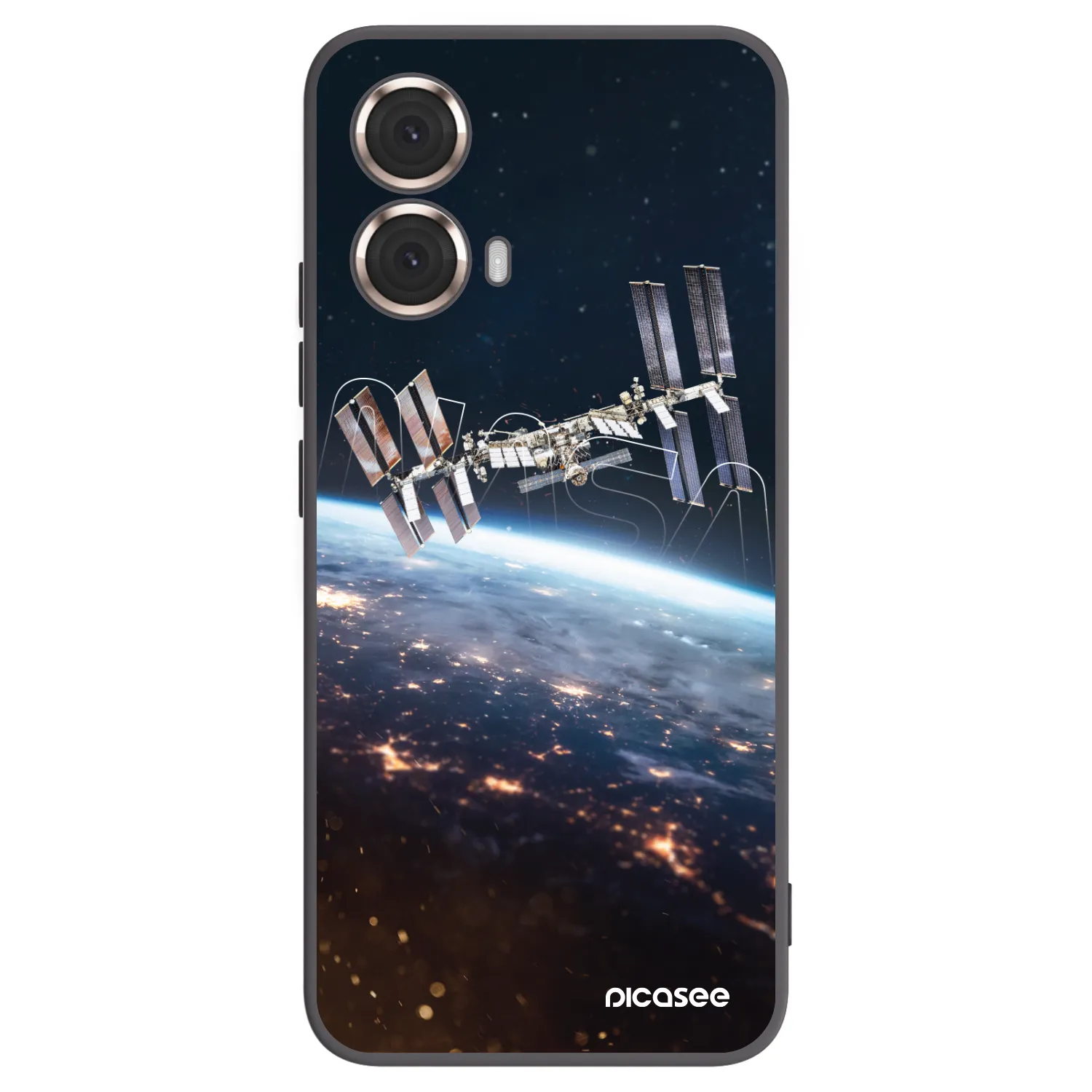 Picasee crna silikonska maskica za Motorola Moto G85 - Station
