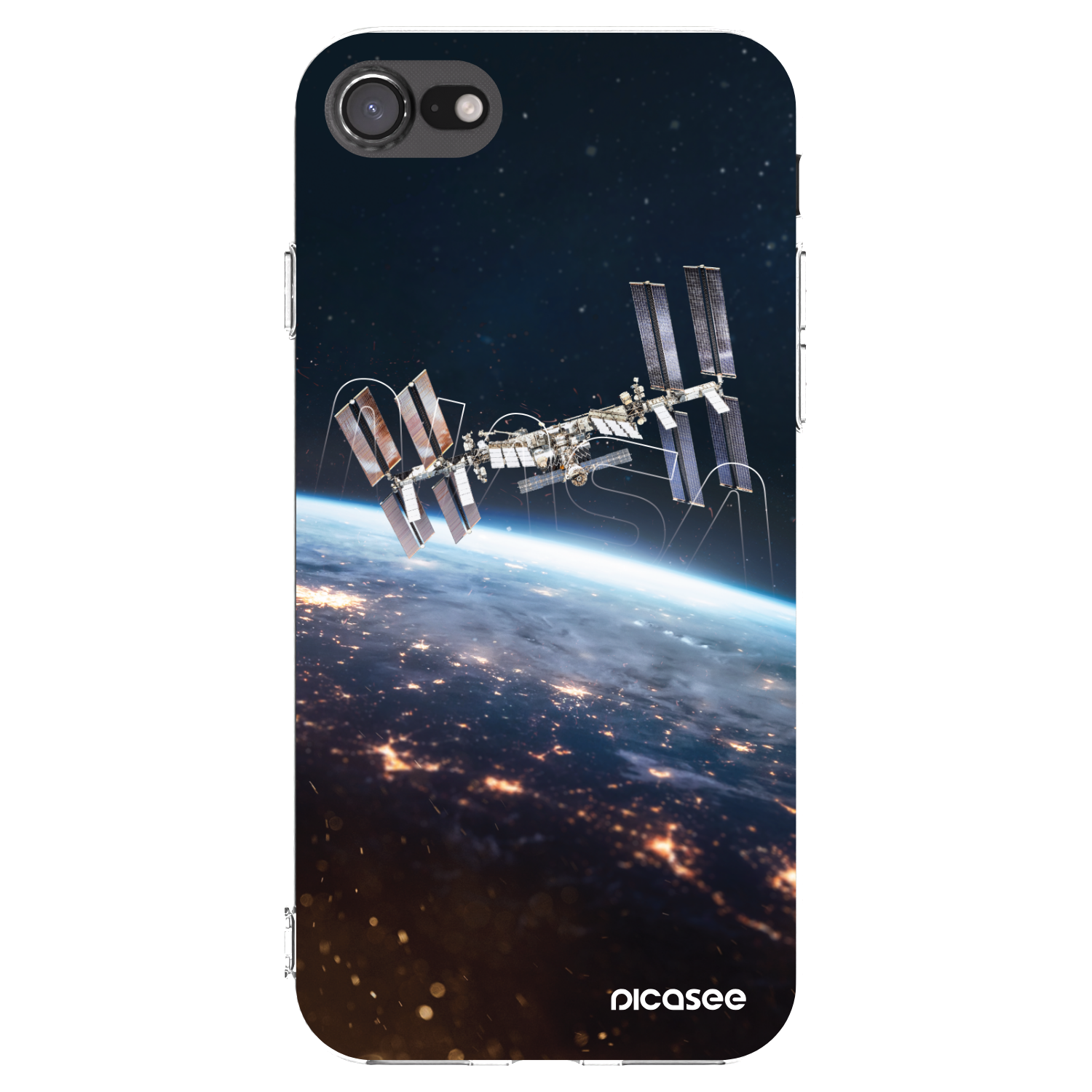 Picasee silikonska prozirna maskica za Apple iPhone 7 - Station