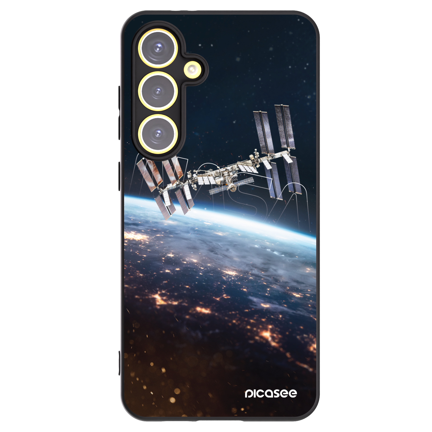 Picasee crna silikonska maskica za Samsung Galaxy S24 FE S721B - Station