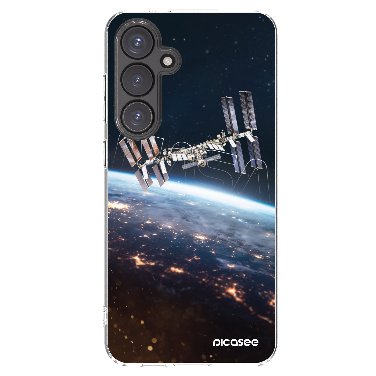 Picasee silikonska prozirna maskica za Samsung Galaxy S24 FE S721B - Station