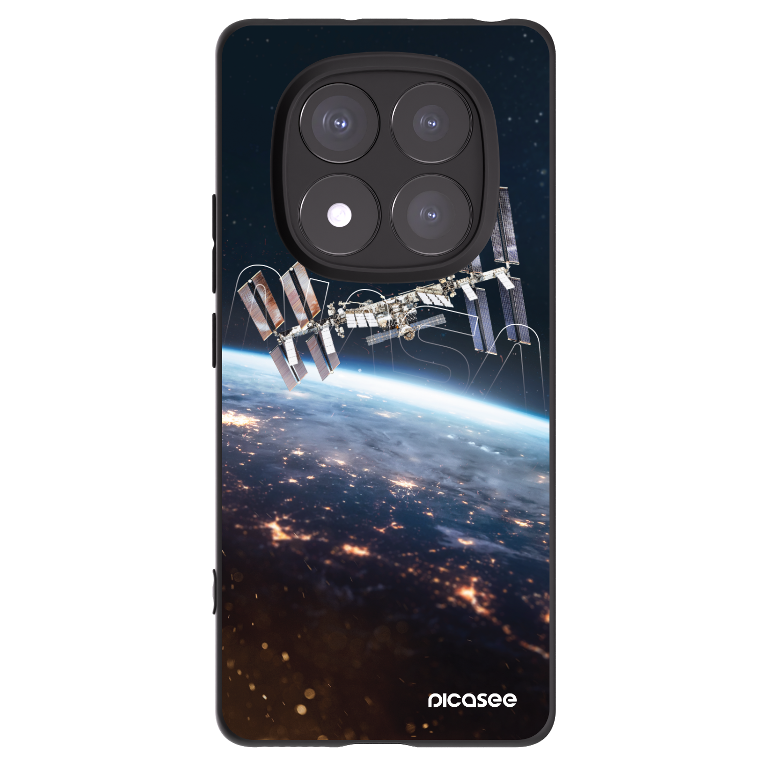 Picasee crna silikonska maskica za Xiaomi Redmi Note 14 Pro+ 5G - Station